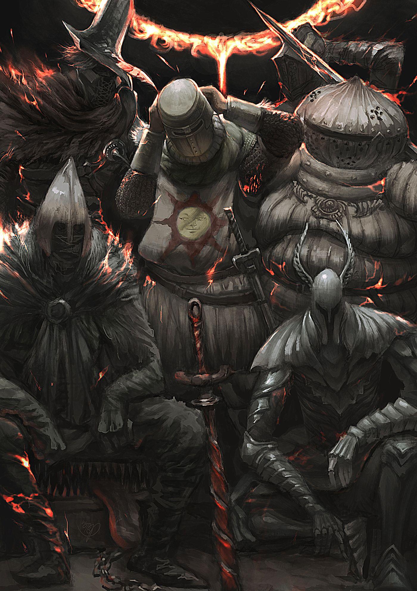 1400x1980 Dark Souls Anime Image Board