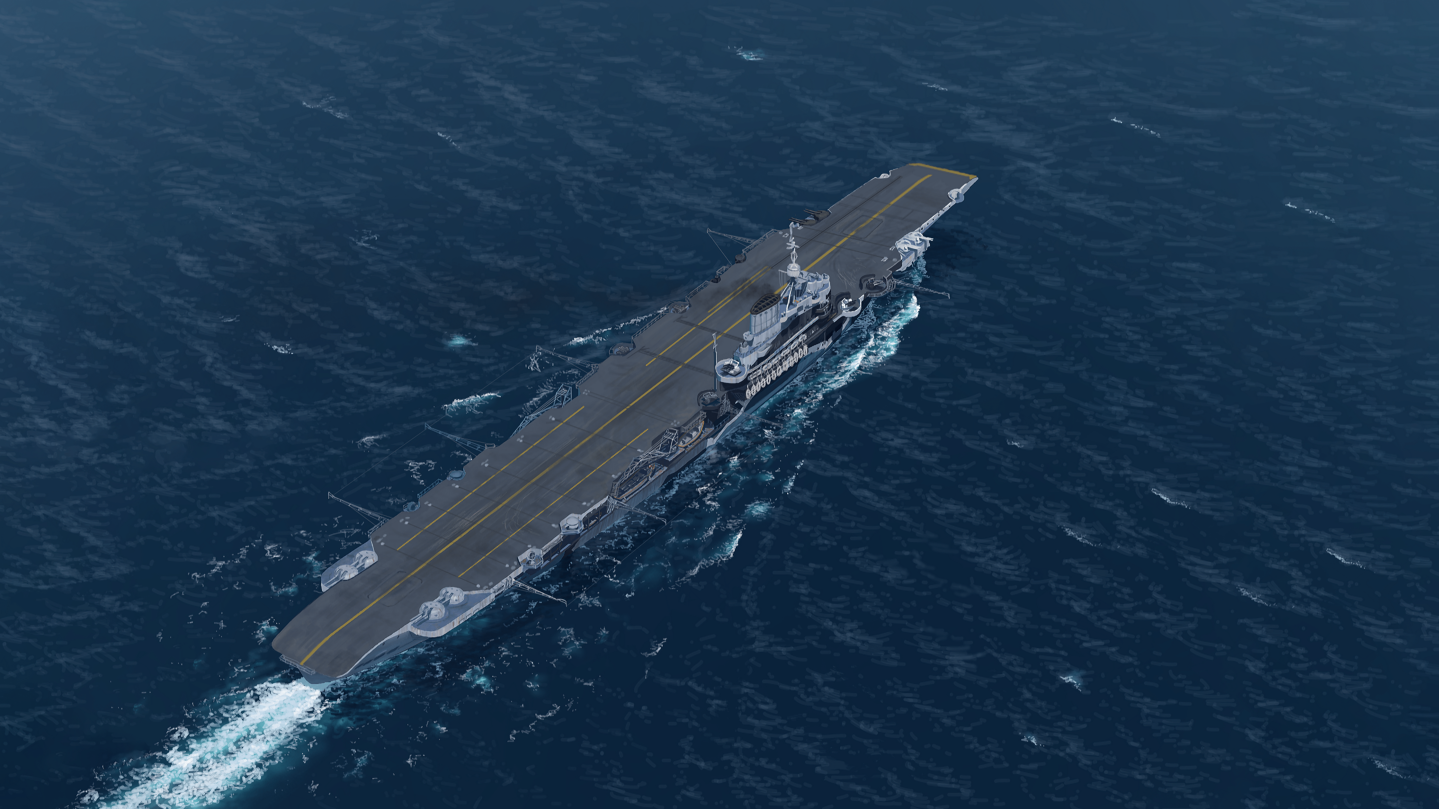 4800x2700 Illustrious (Royal Navy Aircraft Carrier) [4800x2700]