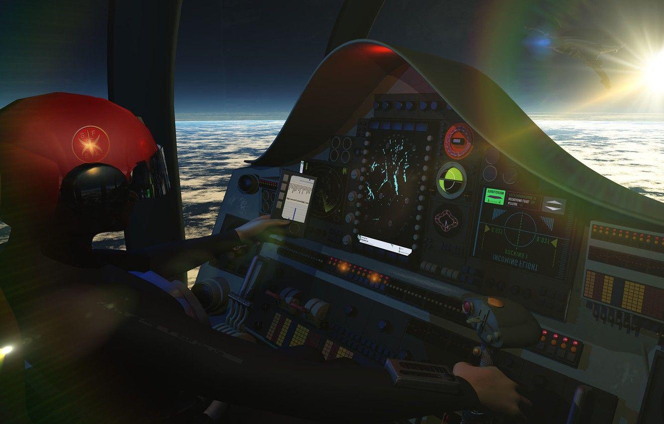 1332x850 Wallpaper management, devices, pilot, salon, Cockpit image for desktop, section рендеринг