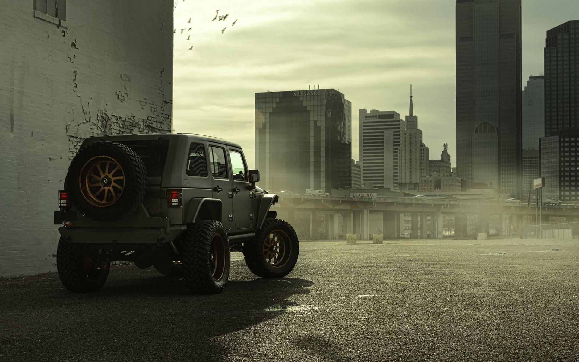 1920x1200 Jeep Wrangler Dark City HD Wallpaper Jeep Wrangler HD Wallpaper