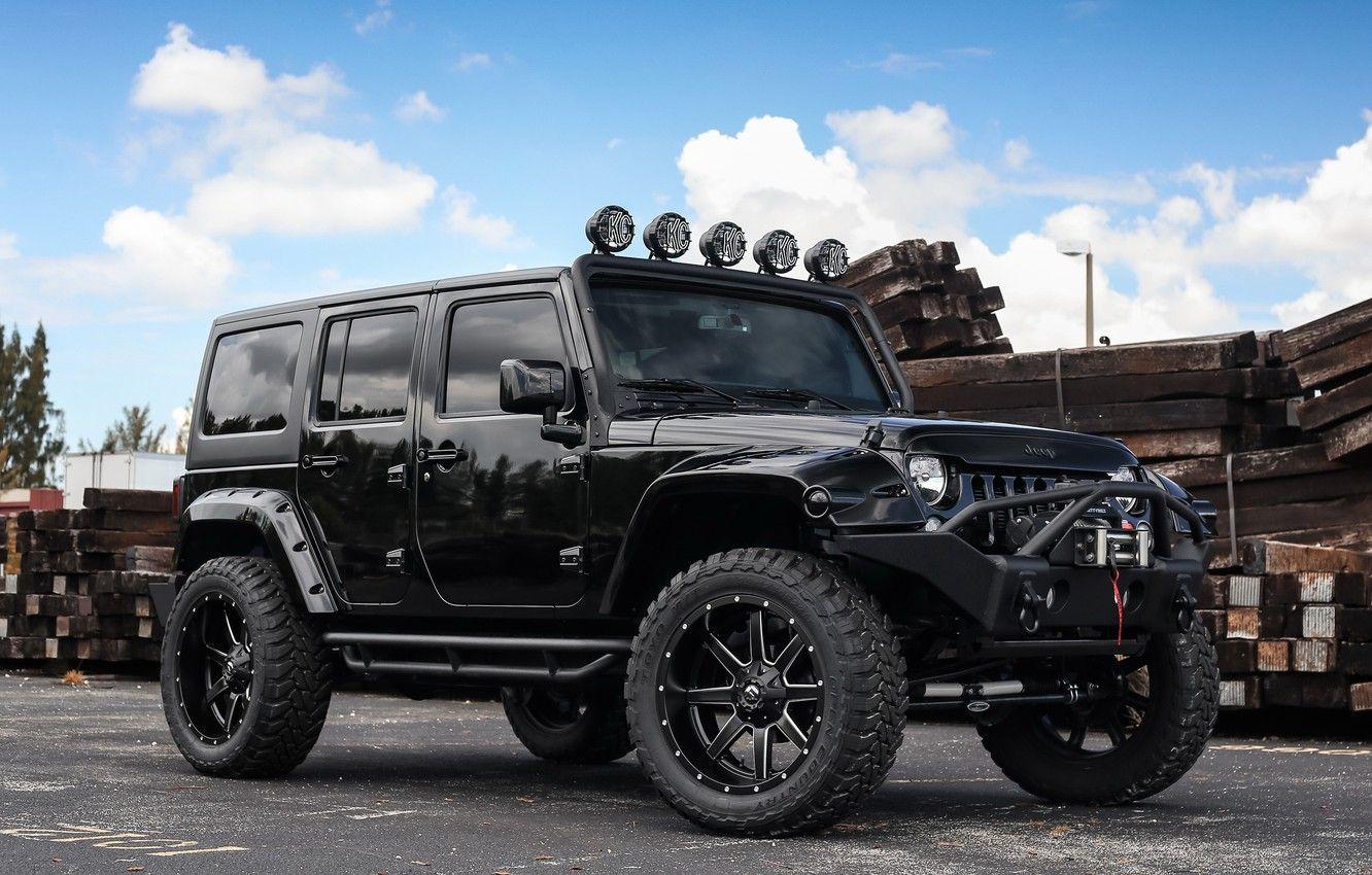 1332x850 Wallpaper Black, Tuning, Wrangler, Jeep image for desktop, section jeep