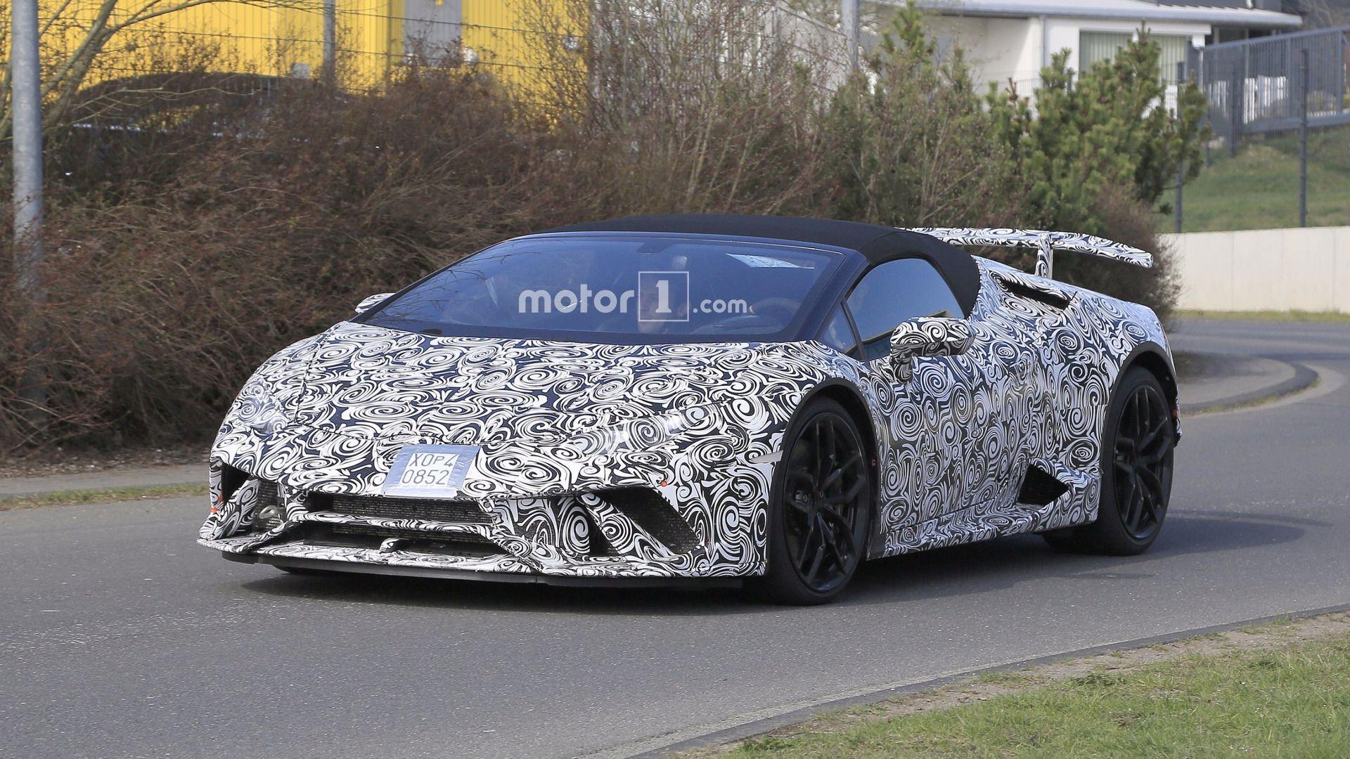1920x1080 Lamborghini Huracan Performante Spyder Spied Up Close