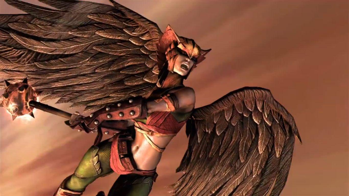 1366x768 Hawkgirl Wallpaper