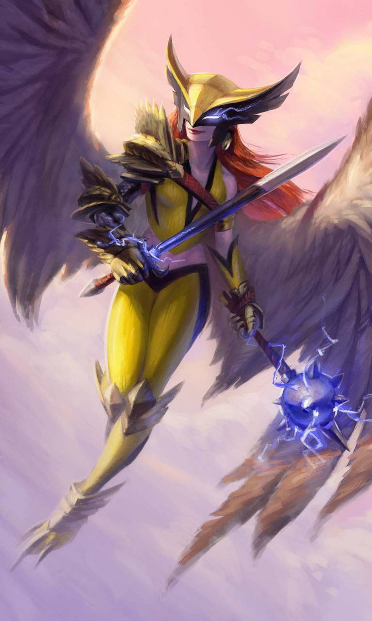 767x1280 Hawkgirl wallpaper