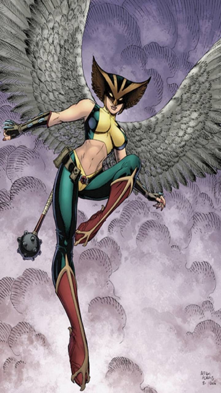 720x1280 Hawkgirl wallpaper