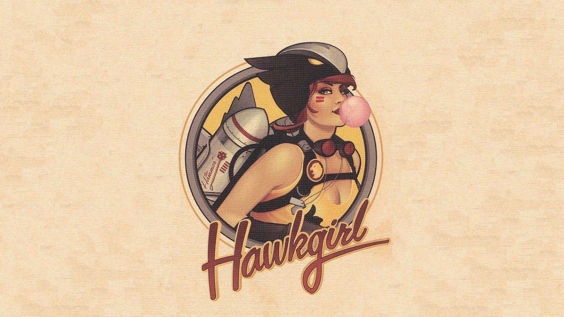 1920x1080 redhead, Hawkgirl, DC Comics, Textured, Superheroines, Texture, Comics, Comic books, Bombshells Wallpaper HD / Desktop and Mobile Background