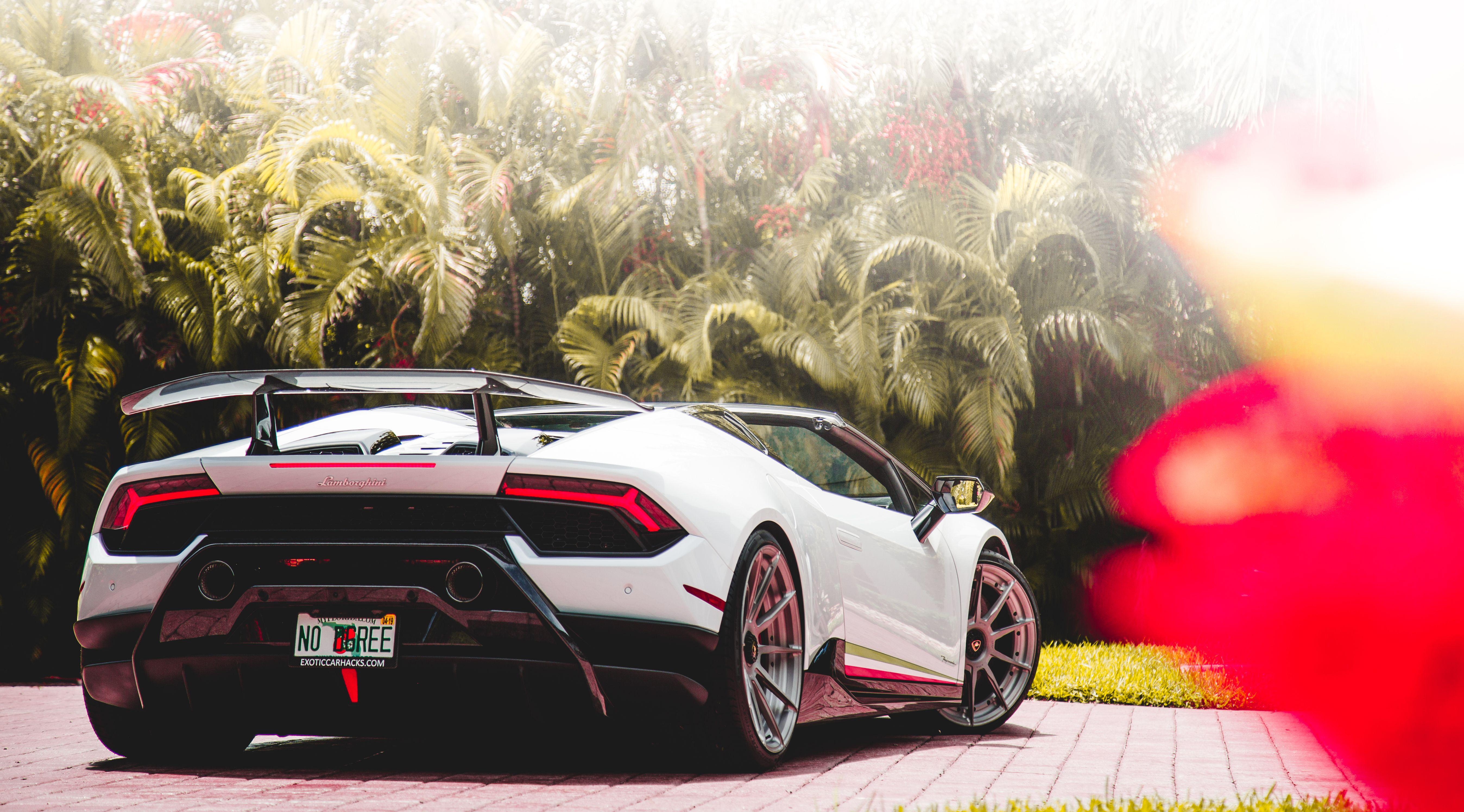 5392x2992 Lamborghini Huracan Performante Rear 5k HD Cars, 4k Wallpaper, Image, Background, Photo and Picture