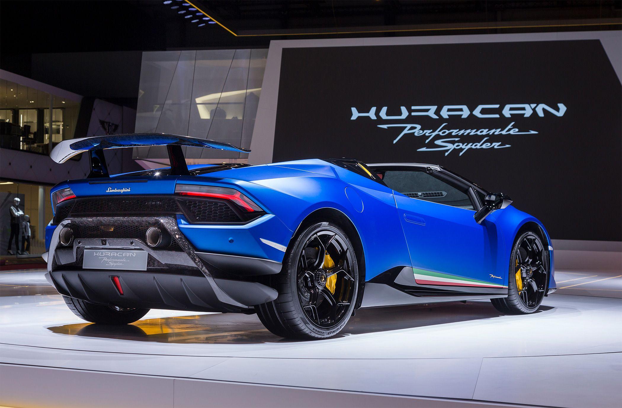 2100x1378 Lamborghini Huracán Performante Spyder Unveiled at Geneva Motor Show