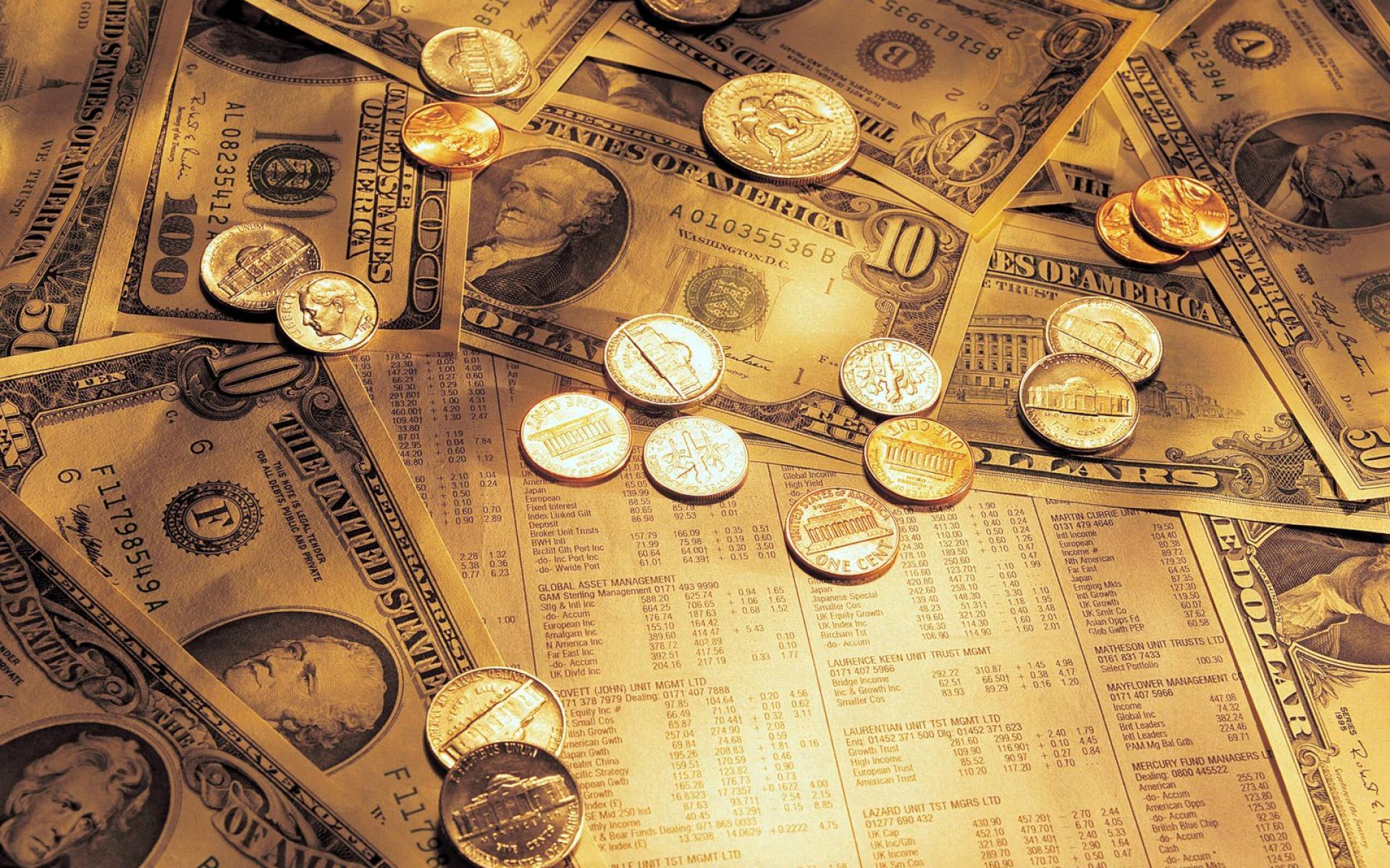 1920x1200 Coins Money Wallpaper