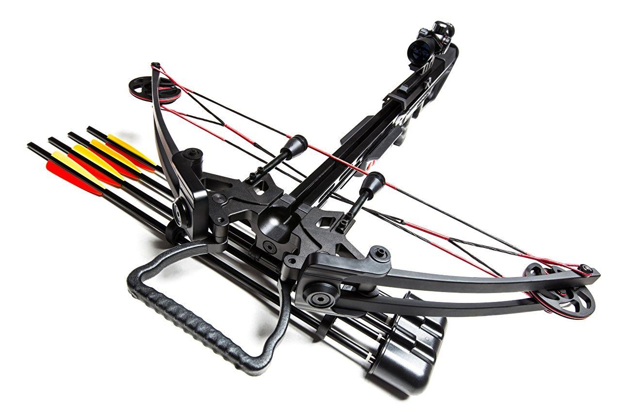1280x853 Photo Crossbow arrows Man Kung MK- 4x32EG White background