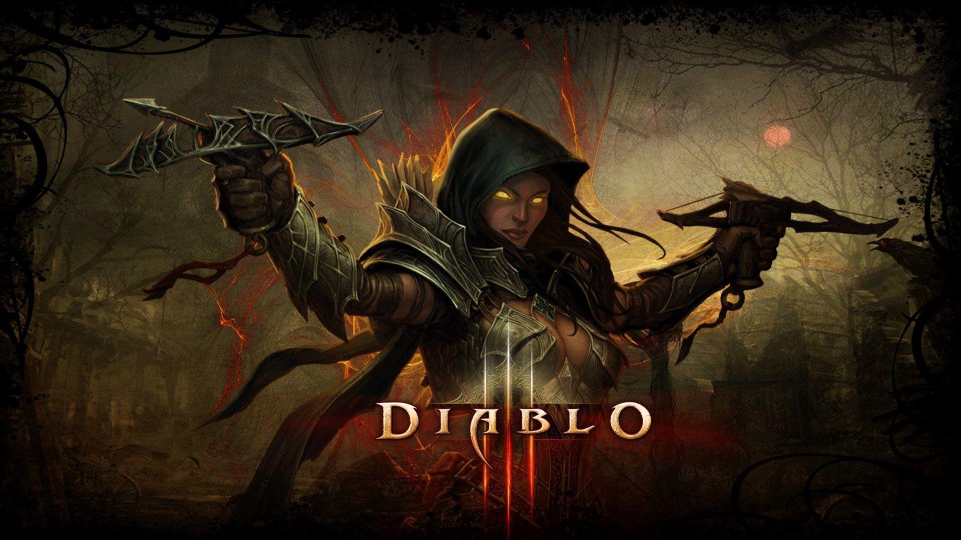 1920x1080 Blizzard Entertainment, Diablo III, Crossbow, Demon Hunter Wallpaper HD / Desktop and Mobile Background