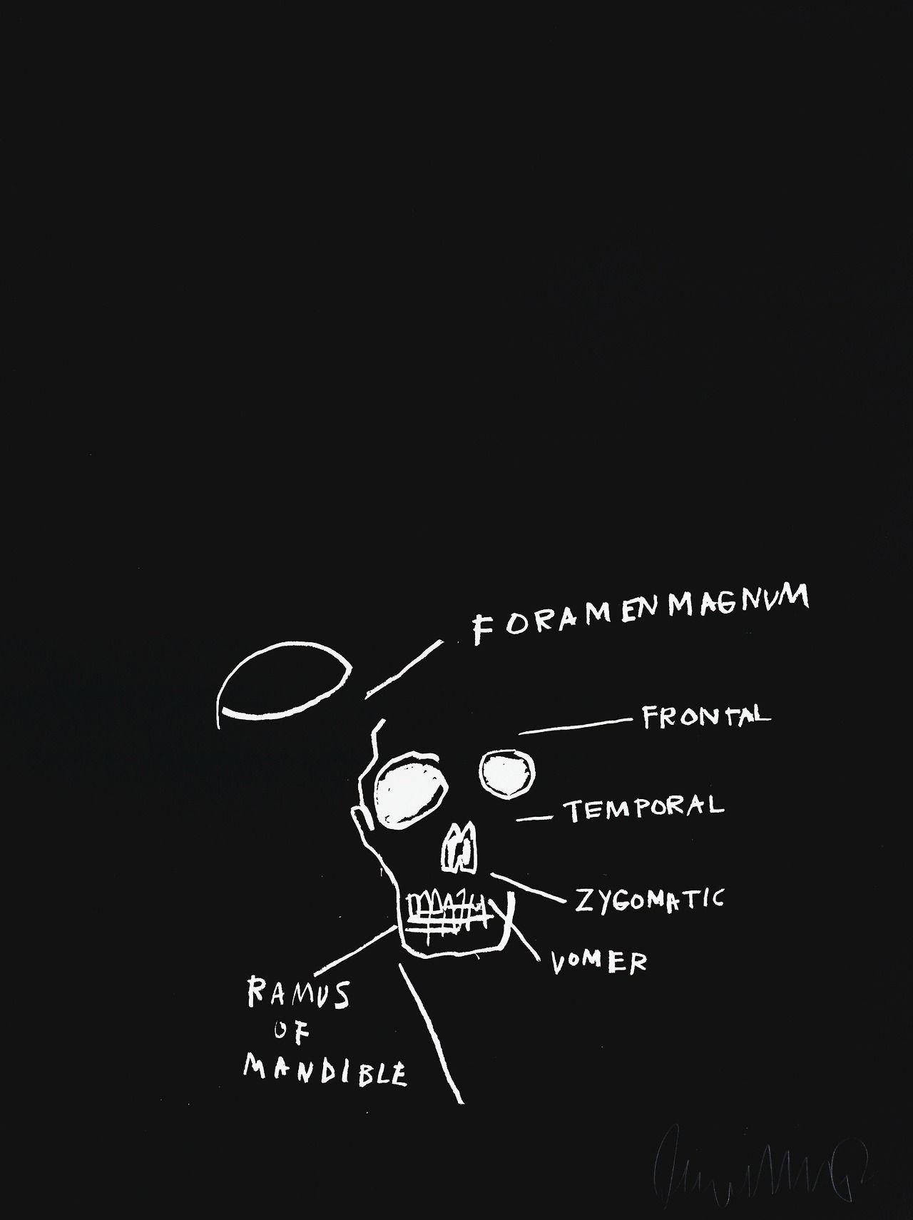 1280x1710 Artsyloch: “ Jean Michel Basquiat Screenprint, From Anatomy, Signed In Pencil Executed 1982 755 By. Jean Basquiat, Jean Michel Basquiat Art, Jean Michel Basquiat