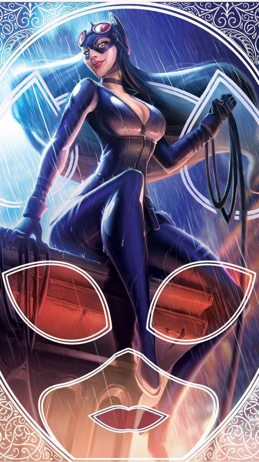 900x1600 Catwoman iPhone Wallpaper. Comics girls, Catwoman, Batman and catwoman