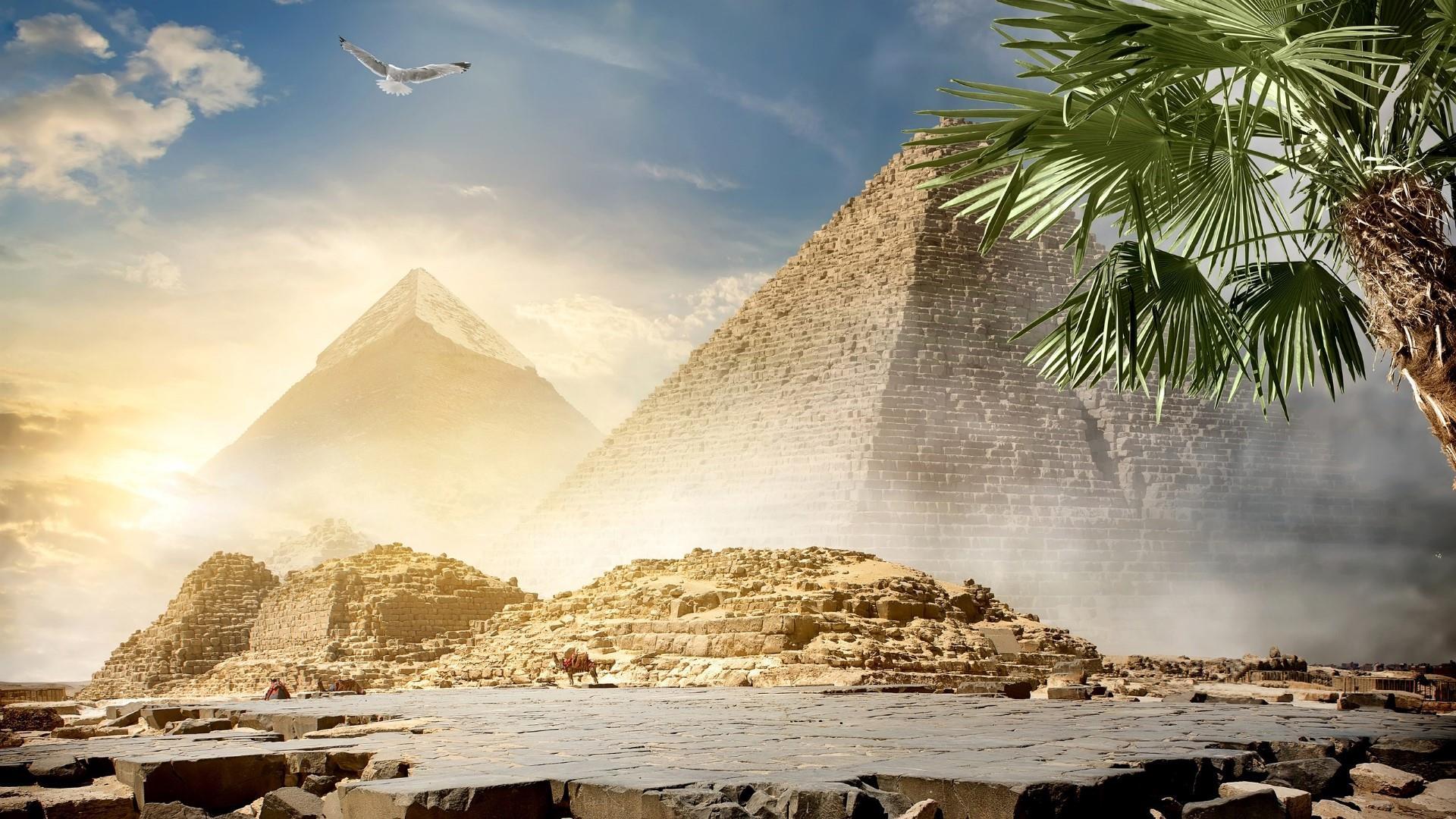 Egyptian Pyramids Wallpapers - Top Free Egyptian Pyramids Backgrounds ...