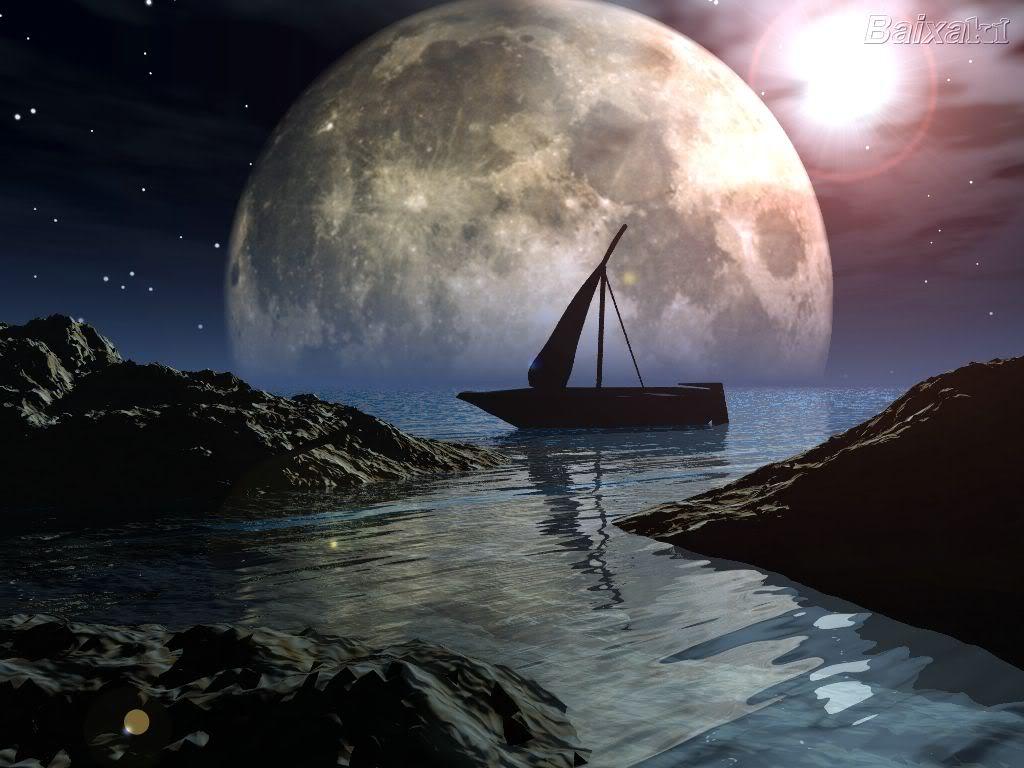 1024x768 Wallpaper Moon River