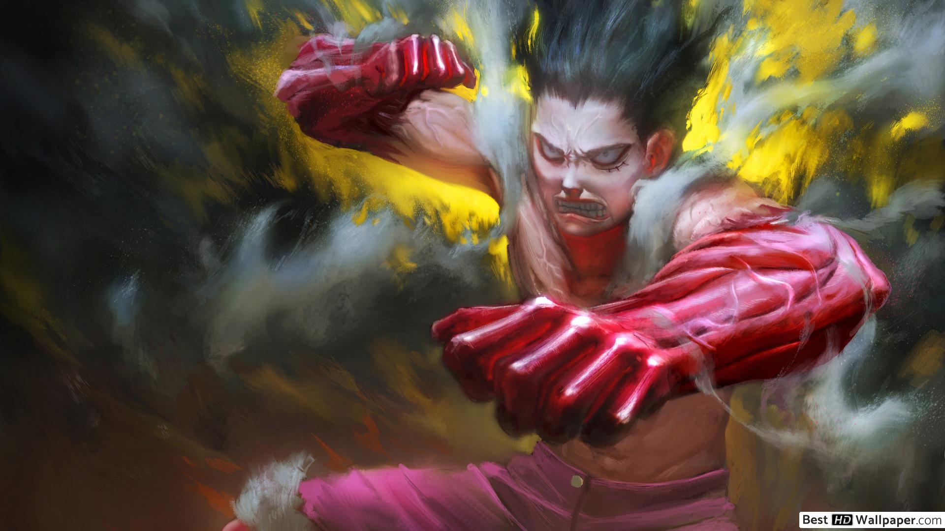 1920x1080 One Piece D. Luffy Snakeman HD wallpaper download