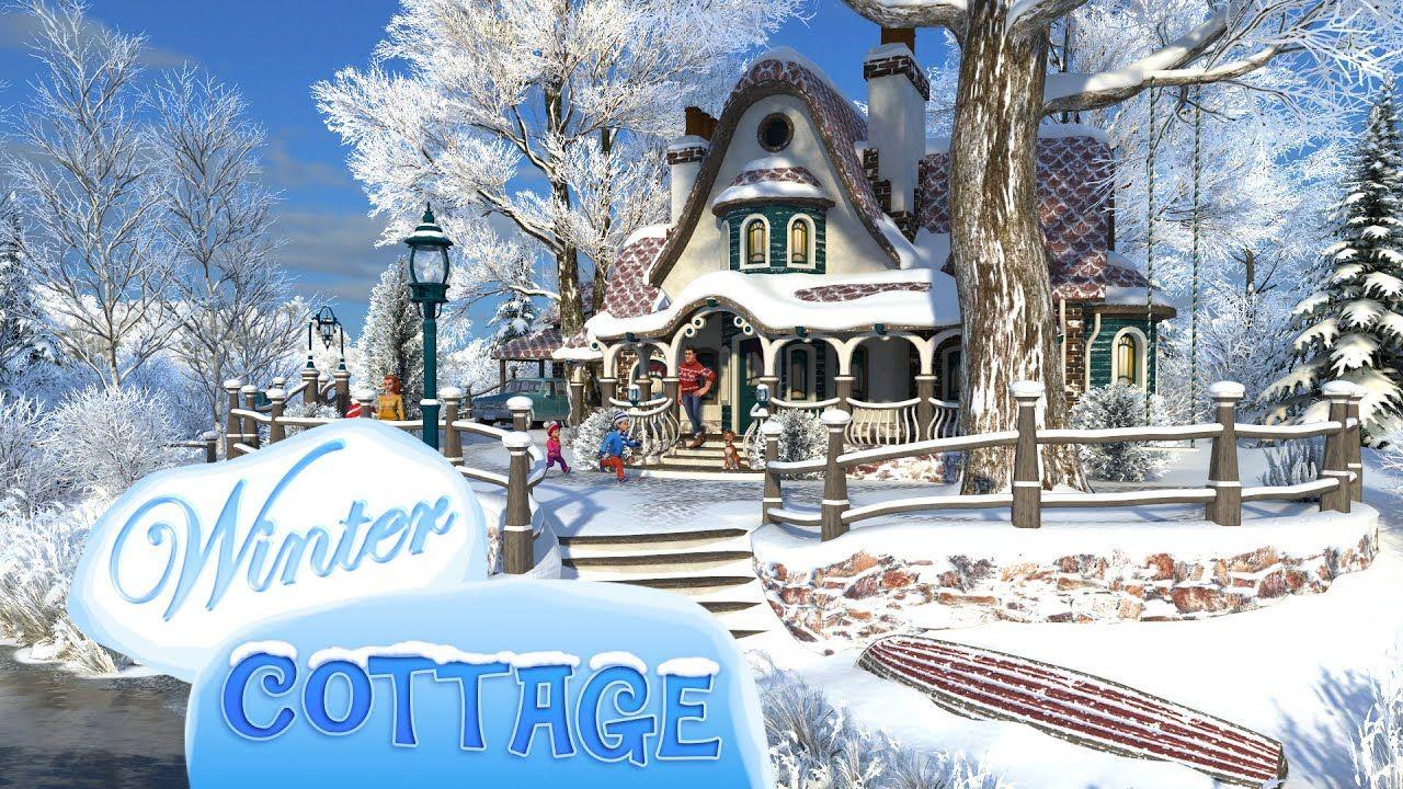 1280x720 Winter Cottage 3D Live Wallpaper and .