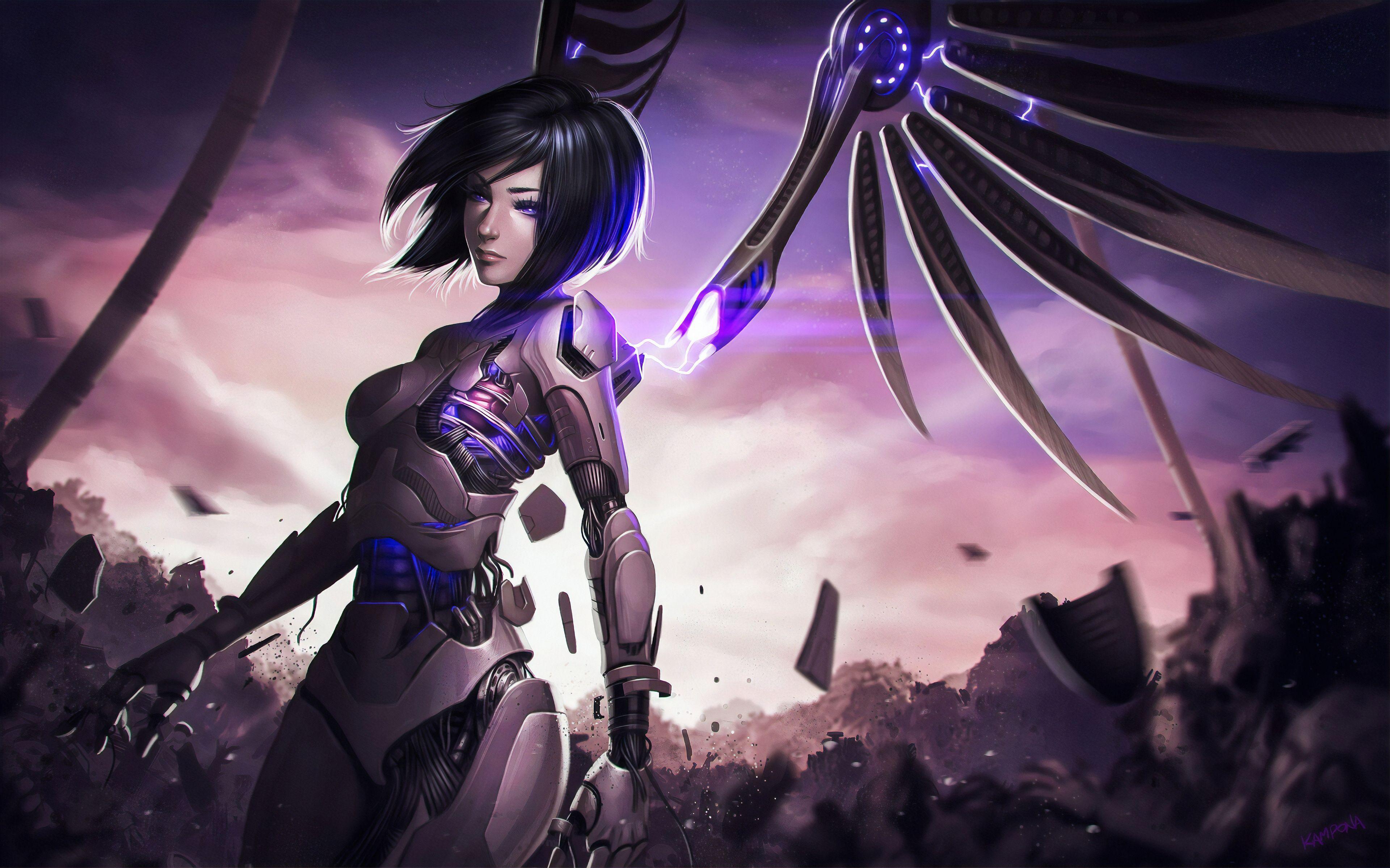 3840x2398 The Alita Battle Angel Art 4k, HD Movies, 4k Wallpaper, Image, Background, Photo and Picture