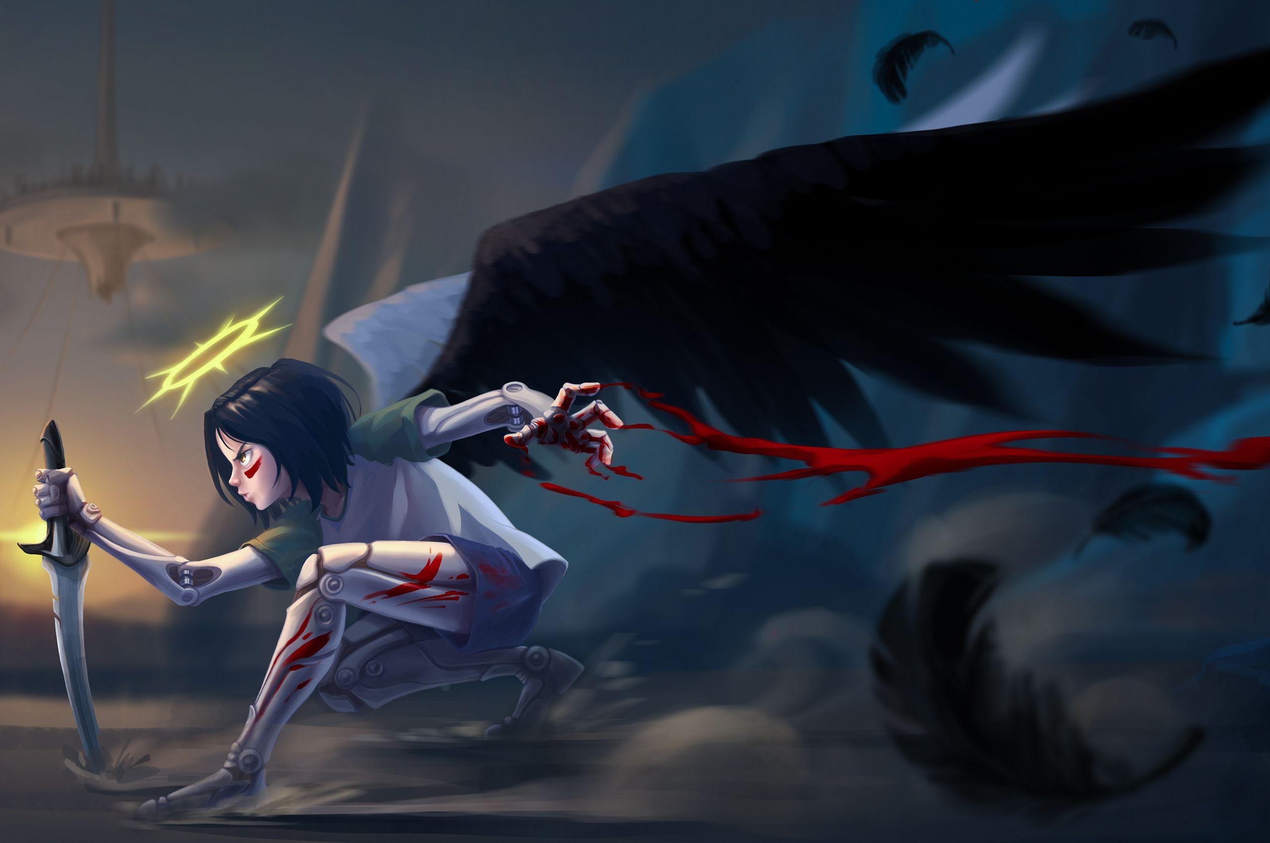 2560x1700 Alita Battle Angel Artwork Chromebook Pixel HD 4k Wallpaper, Image, Background, Photo and Picture