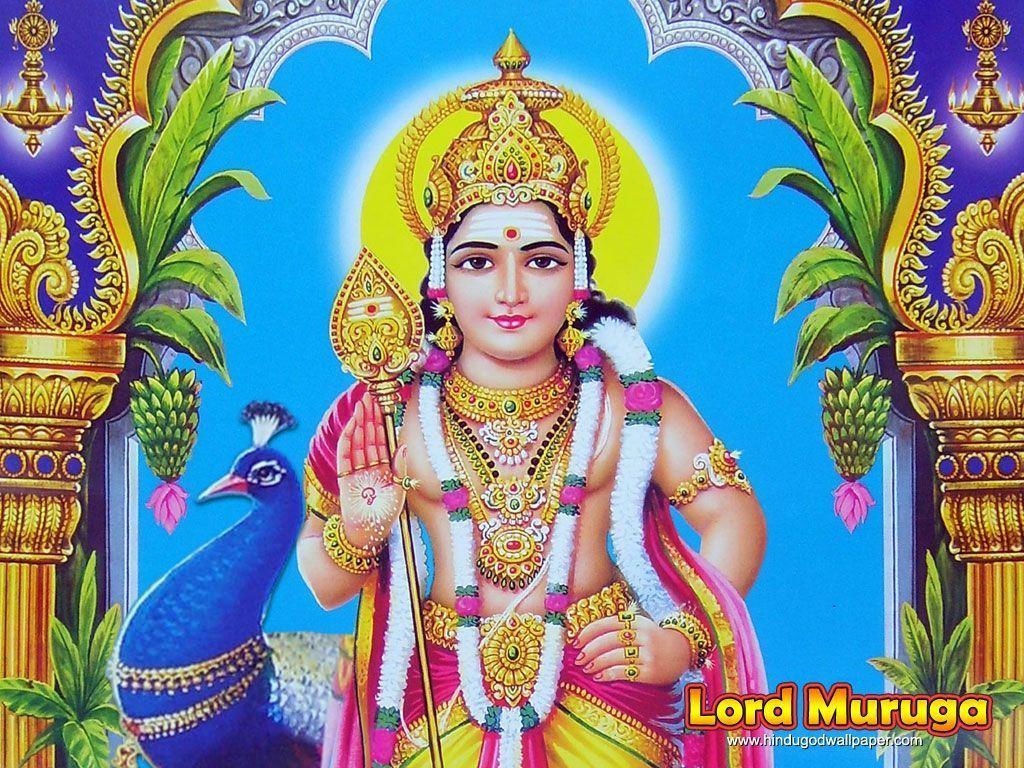 1024x768 Lord Muruga 3D Wallpaper