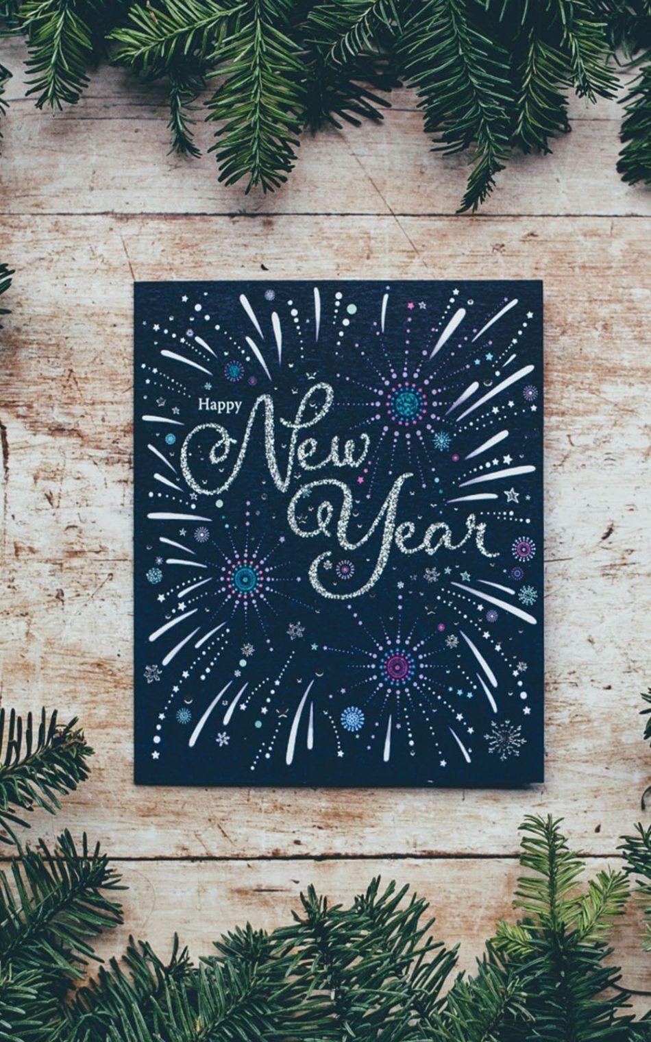 950x1520 Happy New Year 4K Ultra HD Mobile Wallpaper