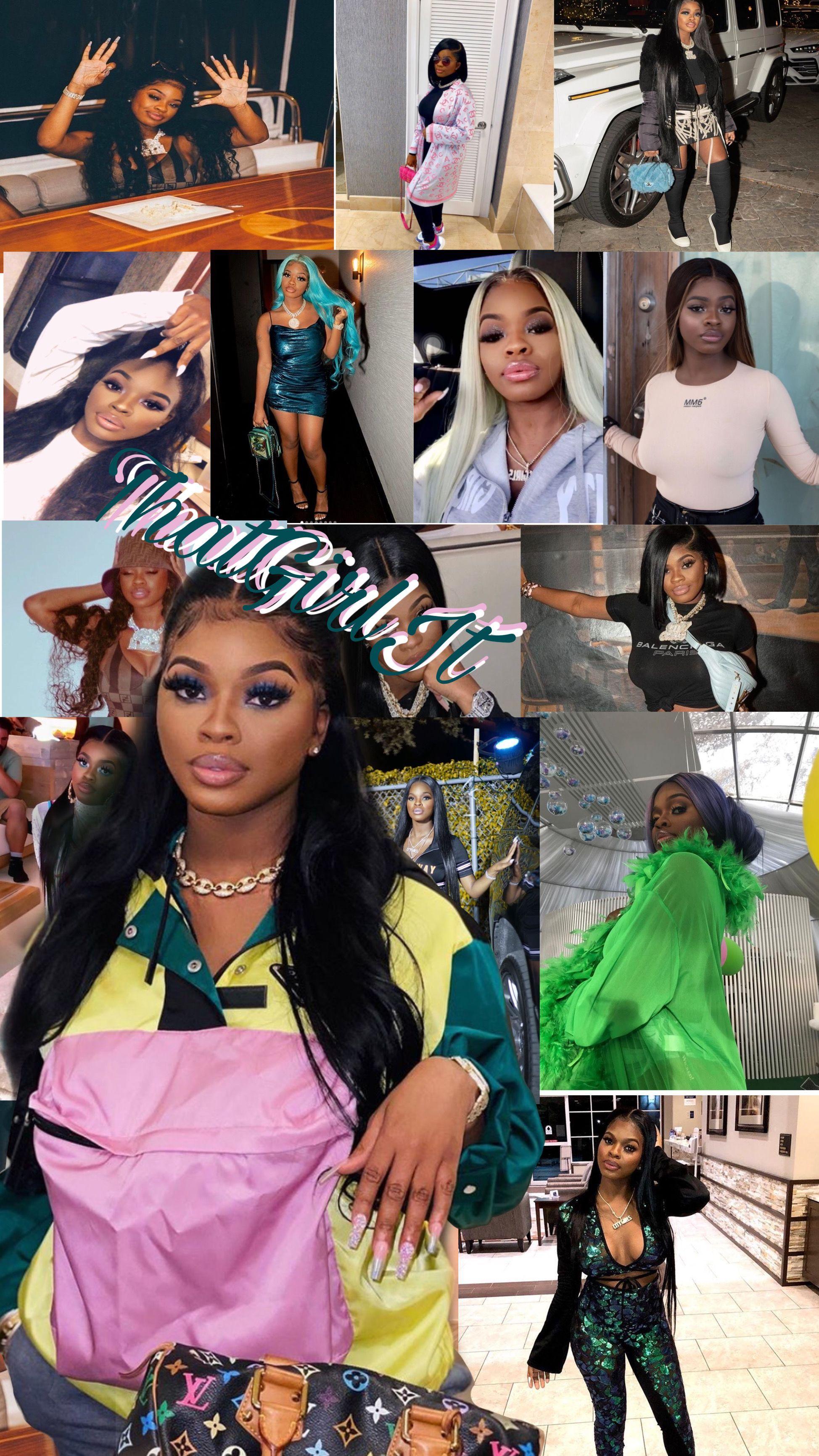 1948x3463 Pin. ThatGirlJt. Black girl aesthetic, Cute lockscreens, Bad girl aesthetic