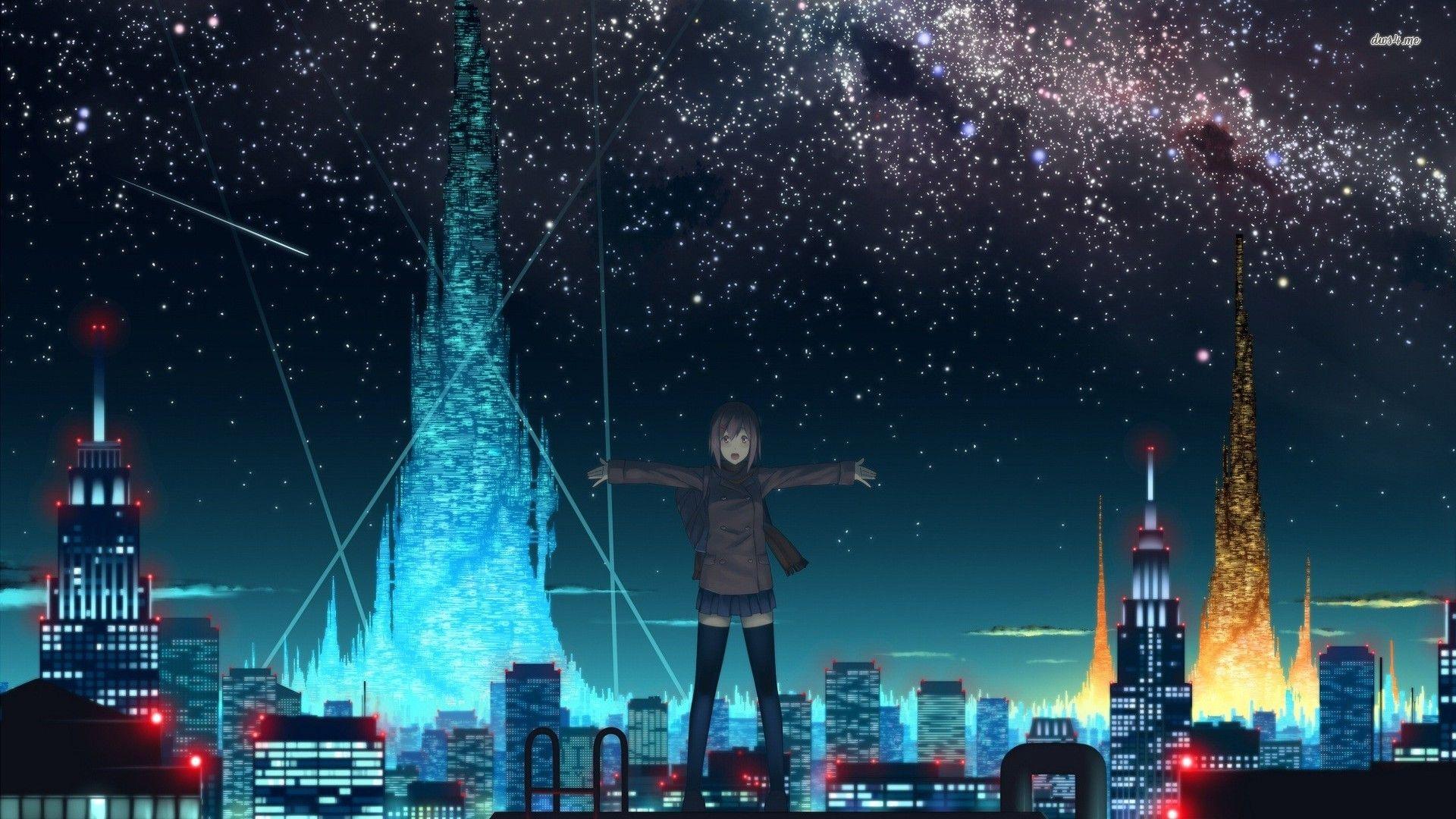 1920x1080 Girl And The City HD Wallpaperx1080