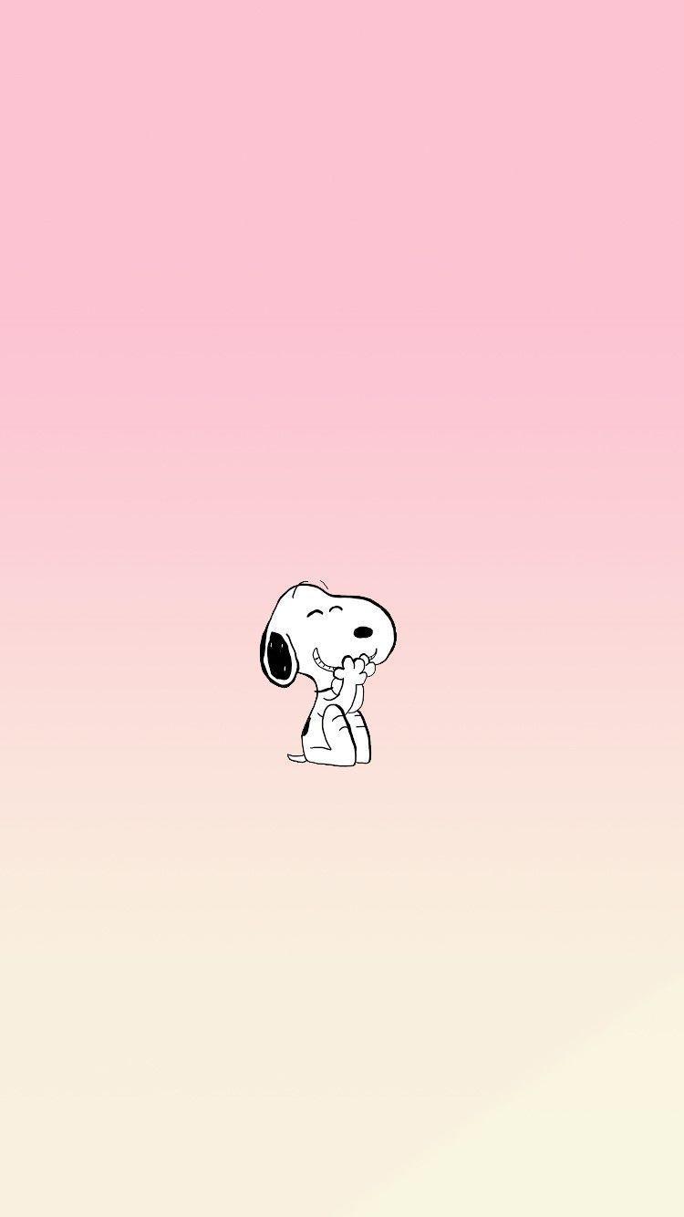750x1334 Fond d'écran Téléphone cellulaire de caractères Fond d'écran 4 / Snoopy: blog Naver. Snoopy wallpaper, Cute simple wallpaper, Wallpaper iphone cute