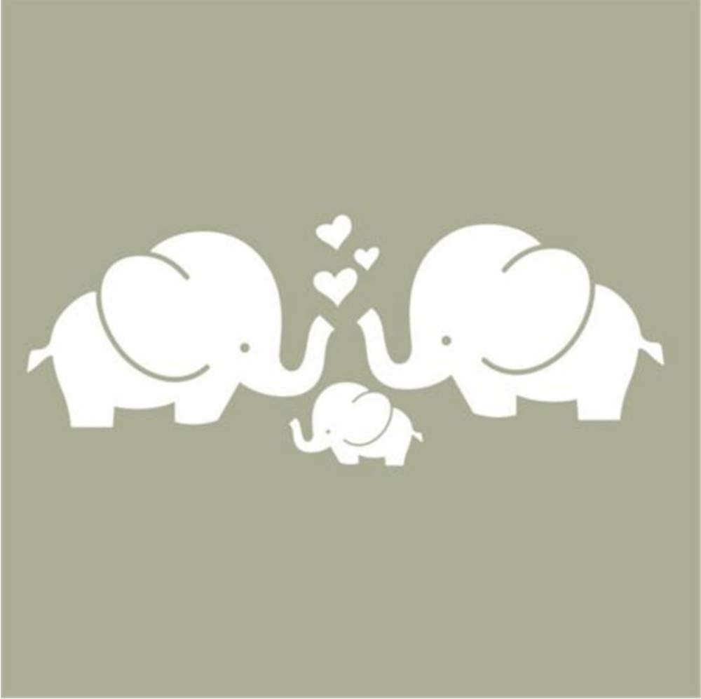 1000x997 Finloveg Cute Elephant Hearts Family Wall Decals for Baby Room Decor Kids Room Wall Stickers Children Room Wallpaper 30X60Cm: Amazon.co.uk: DIY & Tools