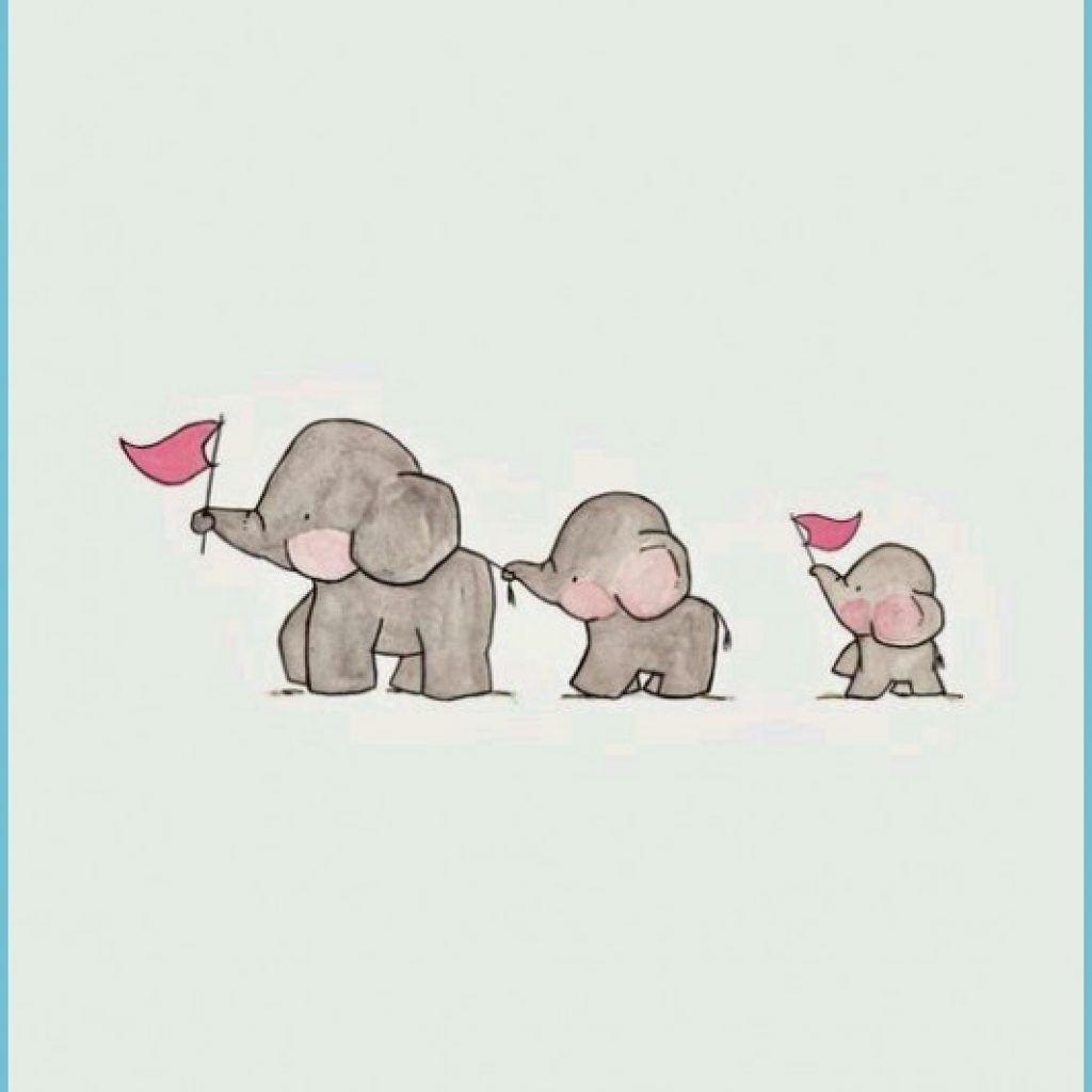 1024x1024 Cute elephants wallpaper Elephant wallpaper, Cute background elephant wallpaper