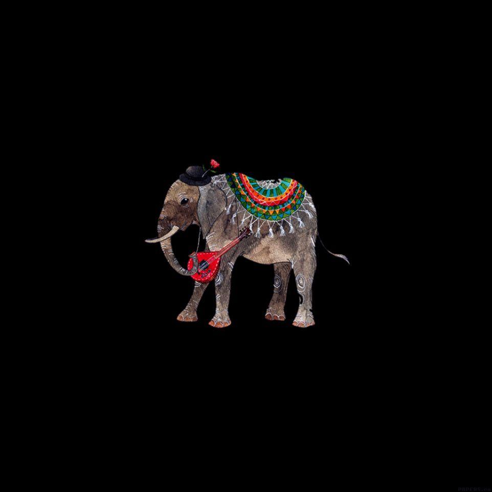 962x962 Android Wallpaper Ai00 Elephant Illust Art Oana 7 Background Elephant Wallpaper & Background Download