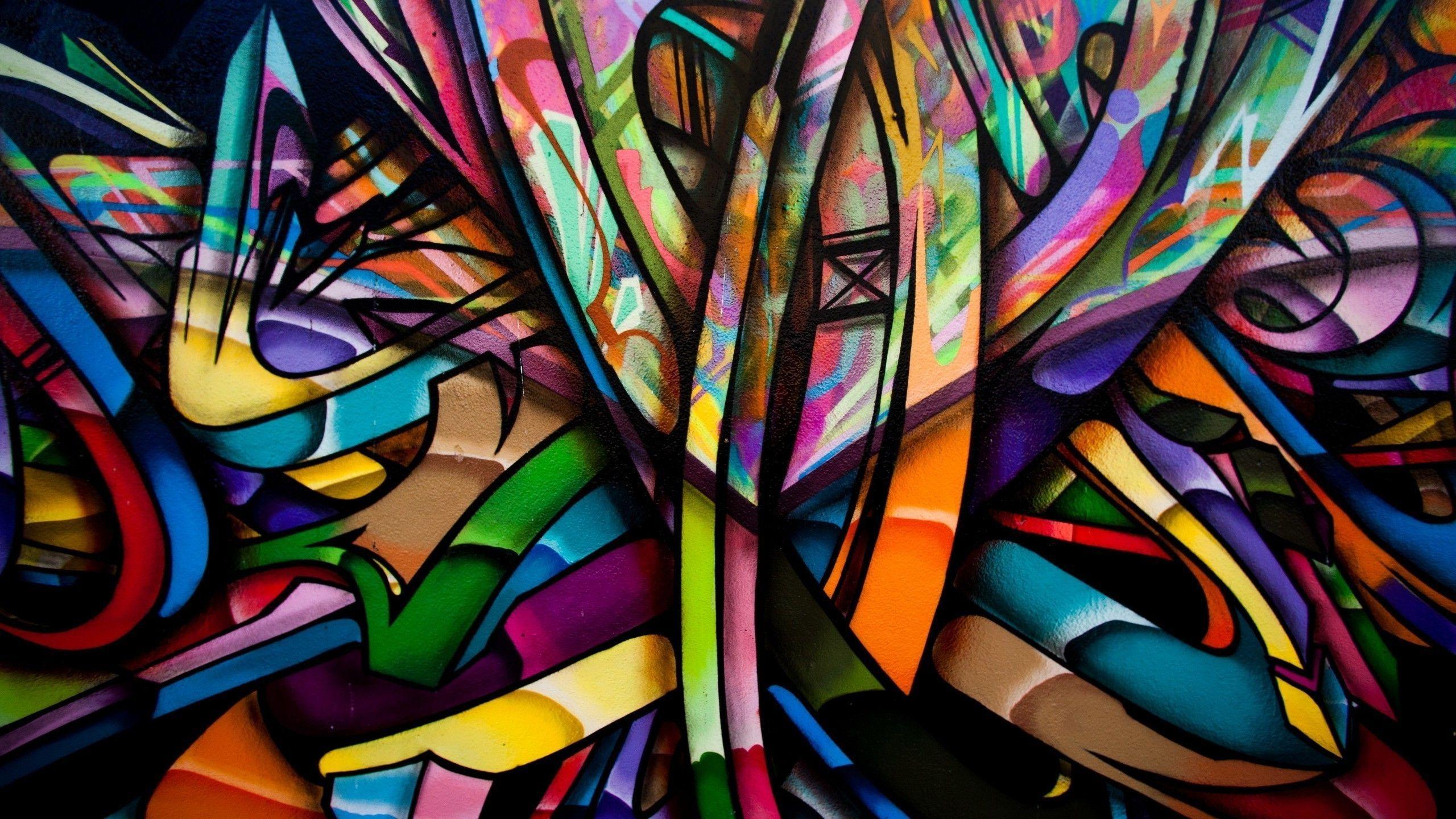 2560x1440 Abstract Graffiti Wallpaper