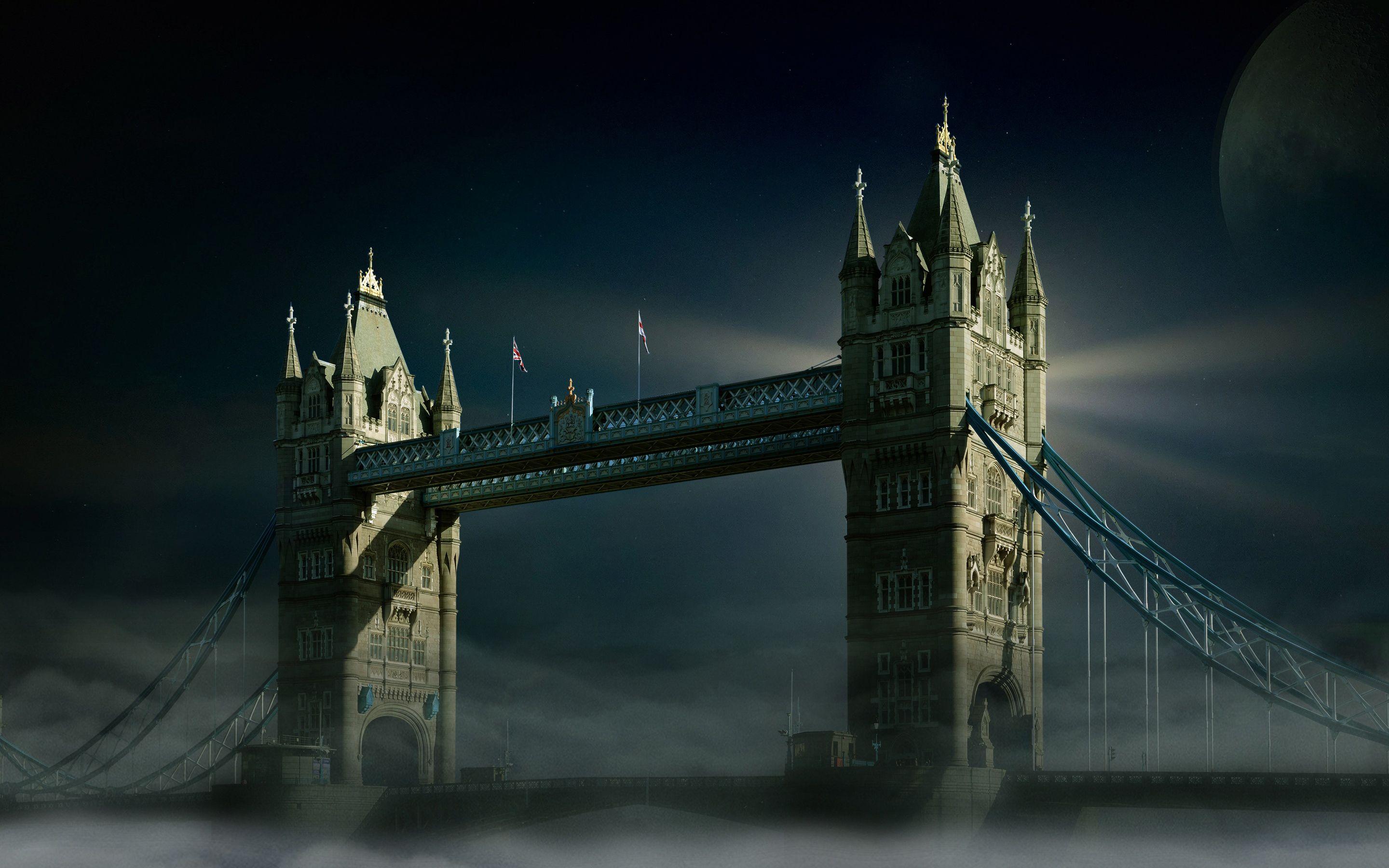 2880x1800 London Tower Bridge UK HD Wallpaper