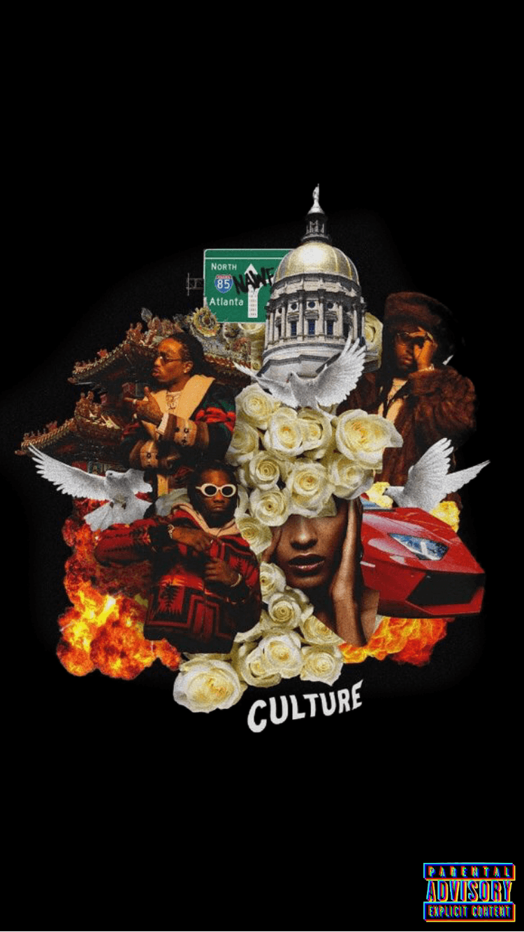 750x1334 Migos culture wallpaper iphone. Migos wallpaper, Rapper wallpaper