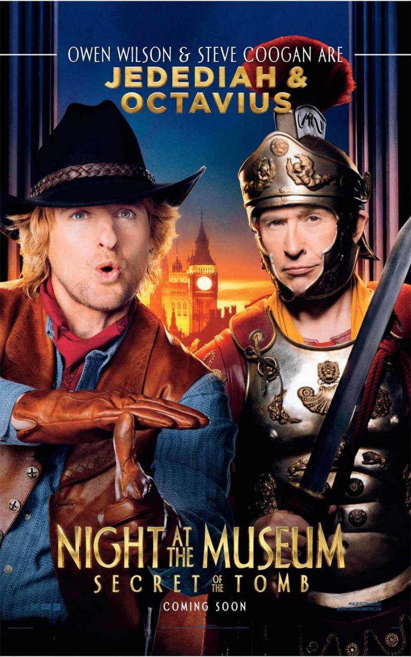 801x1280 Night at the Museum: Secret of the Tomb Character Posters