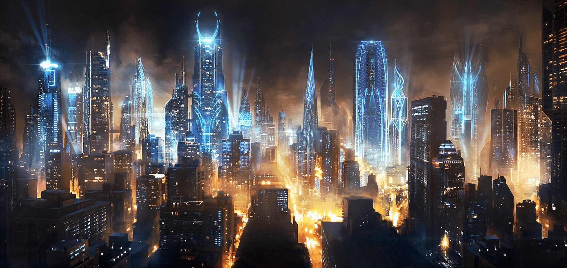 1920x908 Futuristic, City, Artwork, Fantasy Art .itl.cat
