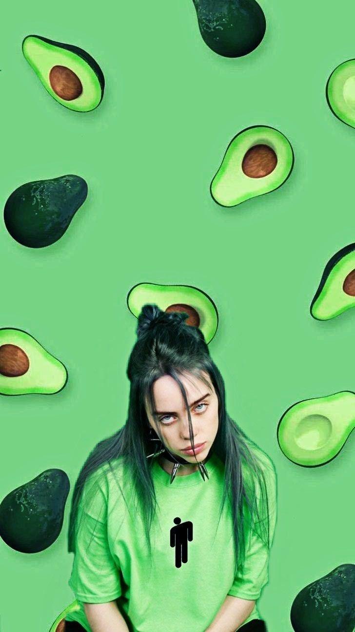 728x1294 Avocado Queen. Billie eilish, Billie, Cute wallpaper