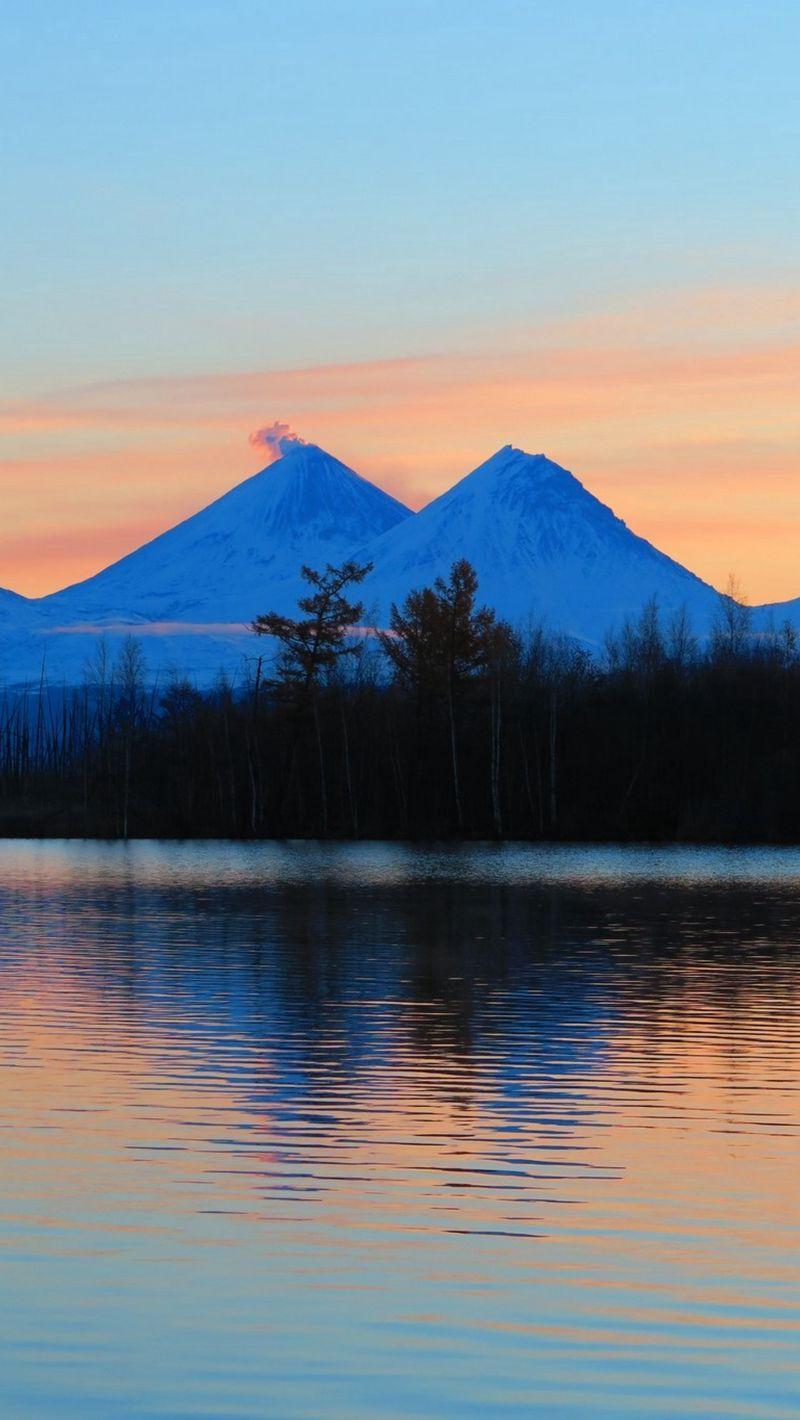 800x1420 Download Wallpaper 800x1420 Sunrise, Mountains, Lake, Landscape, Morning Iphone Se 5s 5c 5 For Parallax HD Background