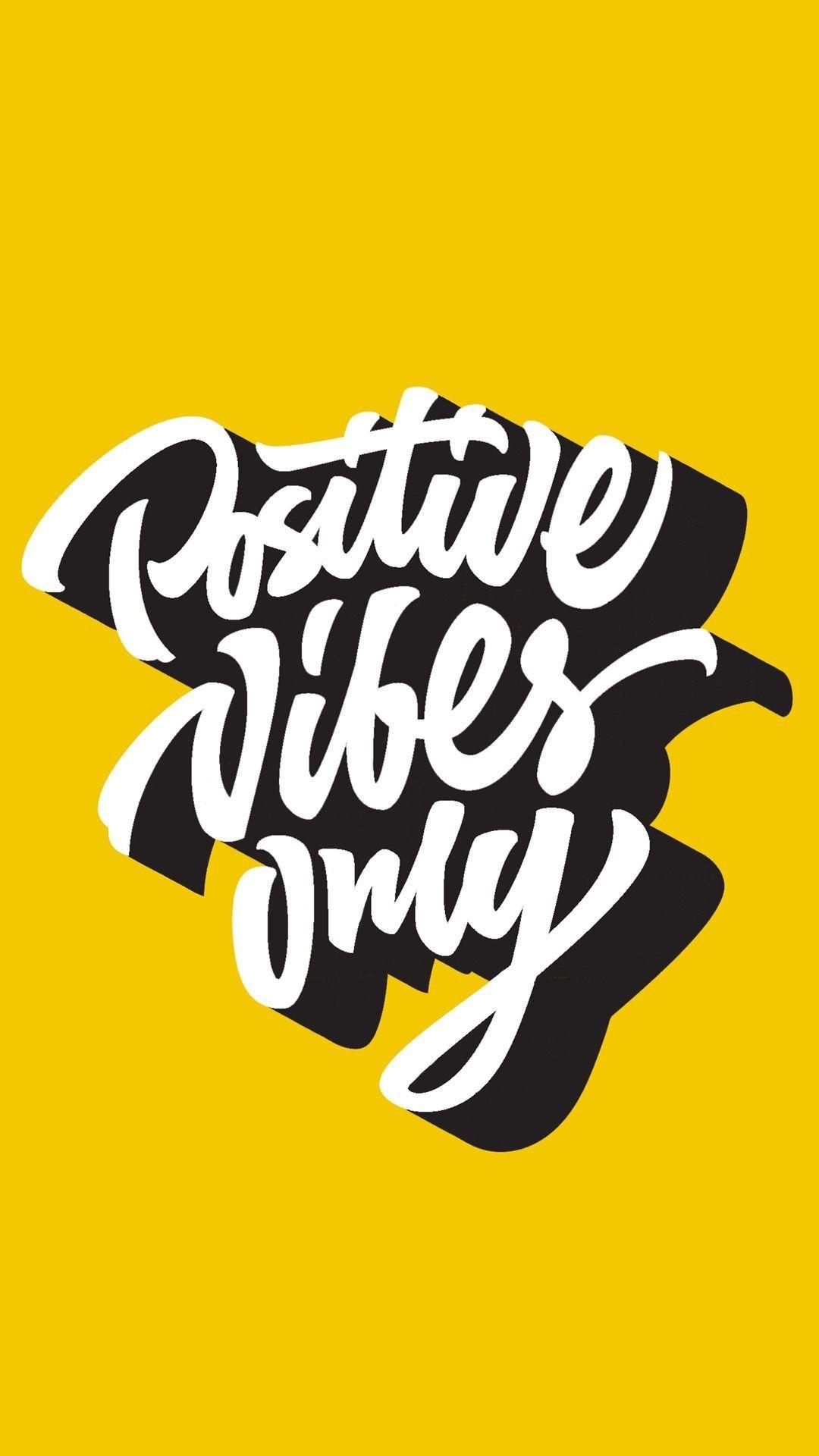 Download Exuding Positivity: Good Vibes Only Wallpaper