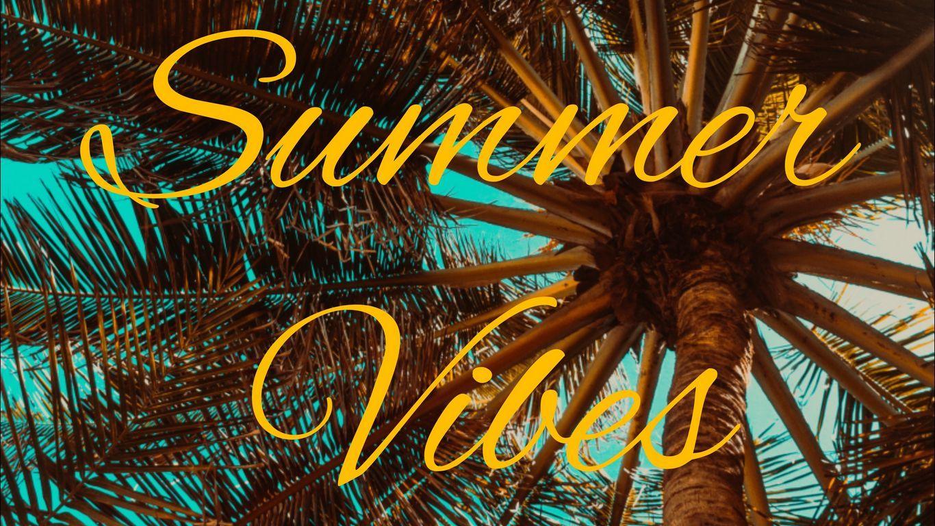 1366x768 Download wallpaper 1366x768 summer, vibes, palm, mood tablet, laptop HD background