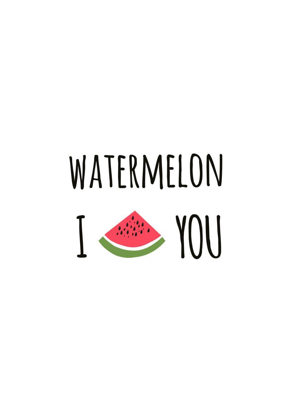 943x1334 Watermelon I ❤ you #TrueLoveisForever. Favorites