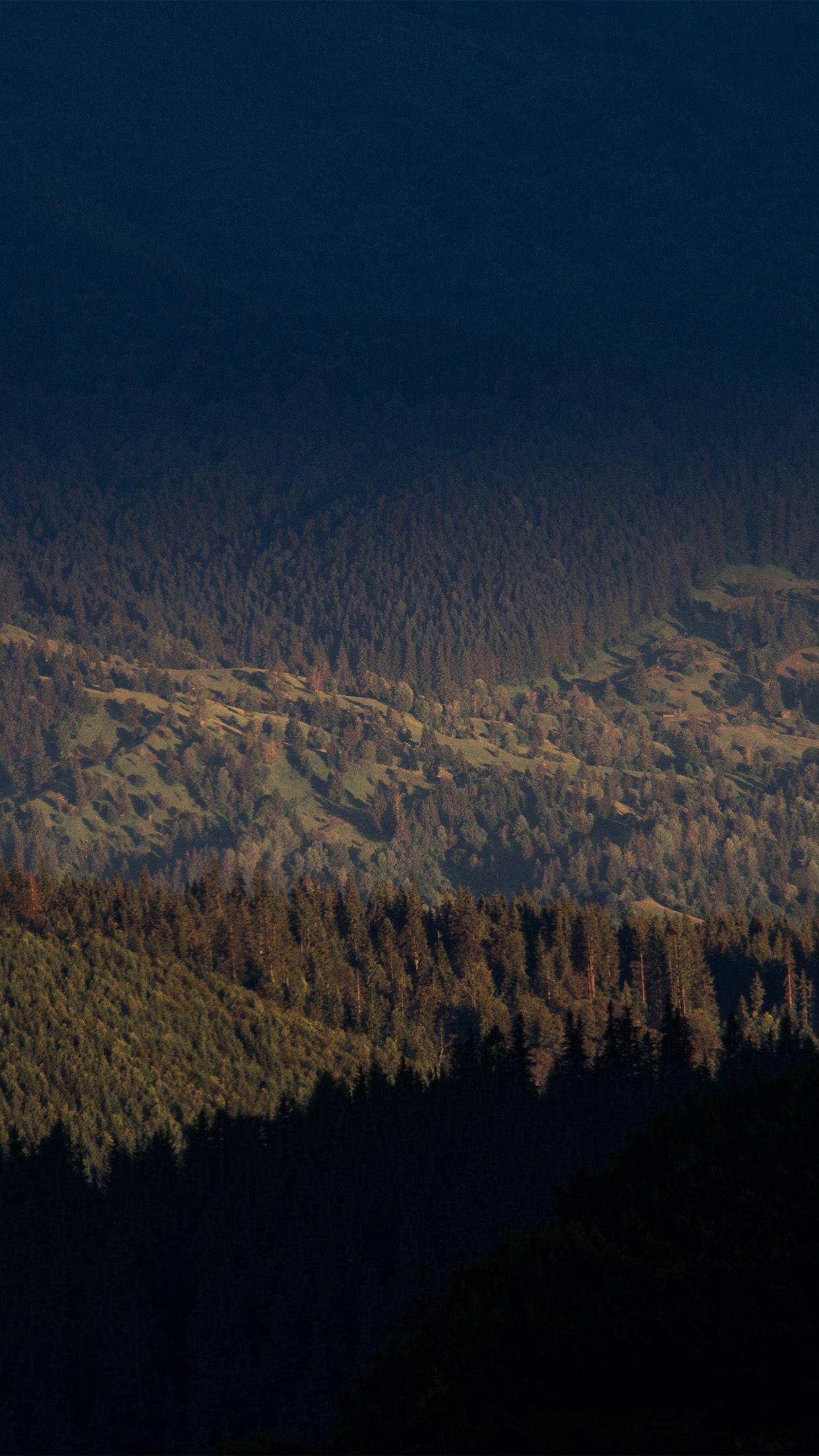 1242x2208 iPhone X wallpaper. mountain dark sunrise morning nature