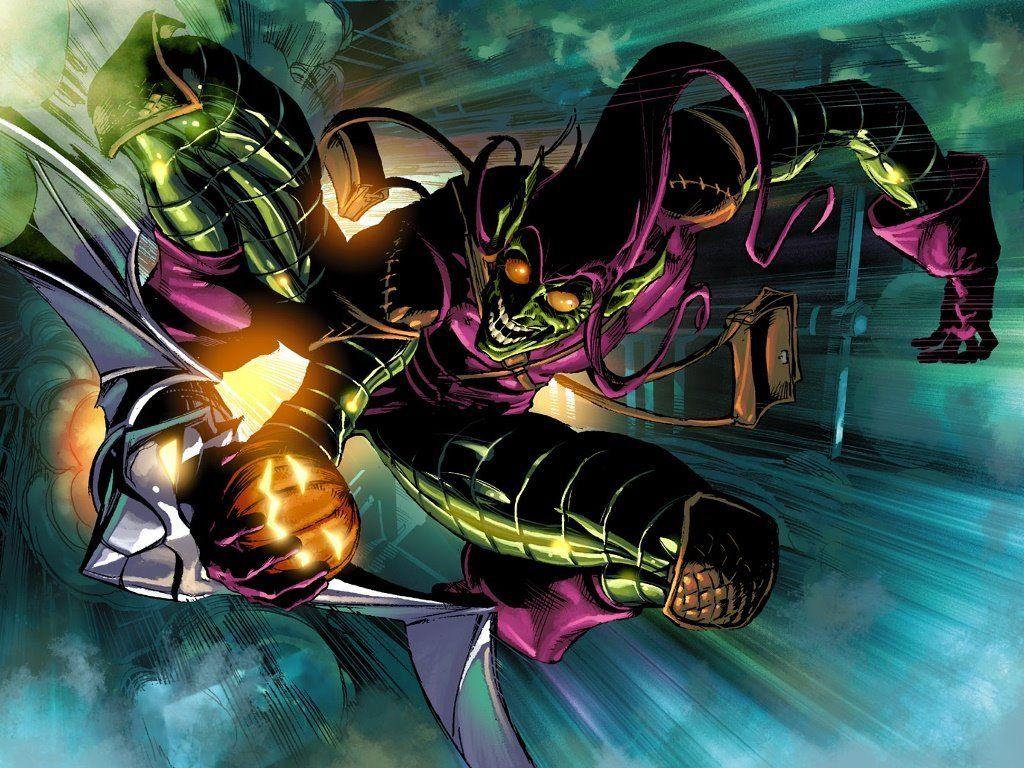 1024x768 Marvel Green Goblin Wallpaper