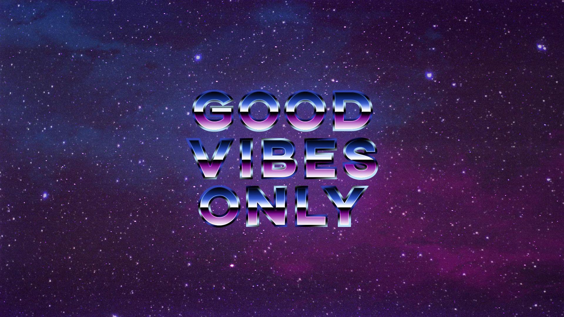 1920x1080 Good Vibes Only Anime Wallpaper