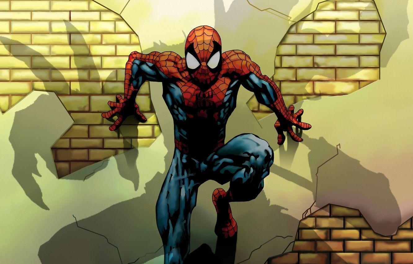 1332x850 Wallpaper Marvel, Shadow, Comics, Spider Man, Green Goblin image for desktop, section фантастика