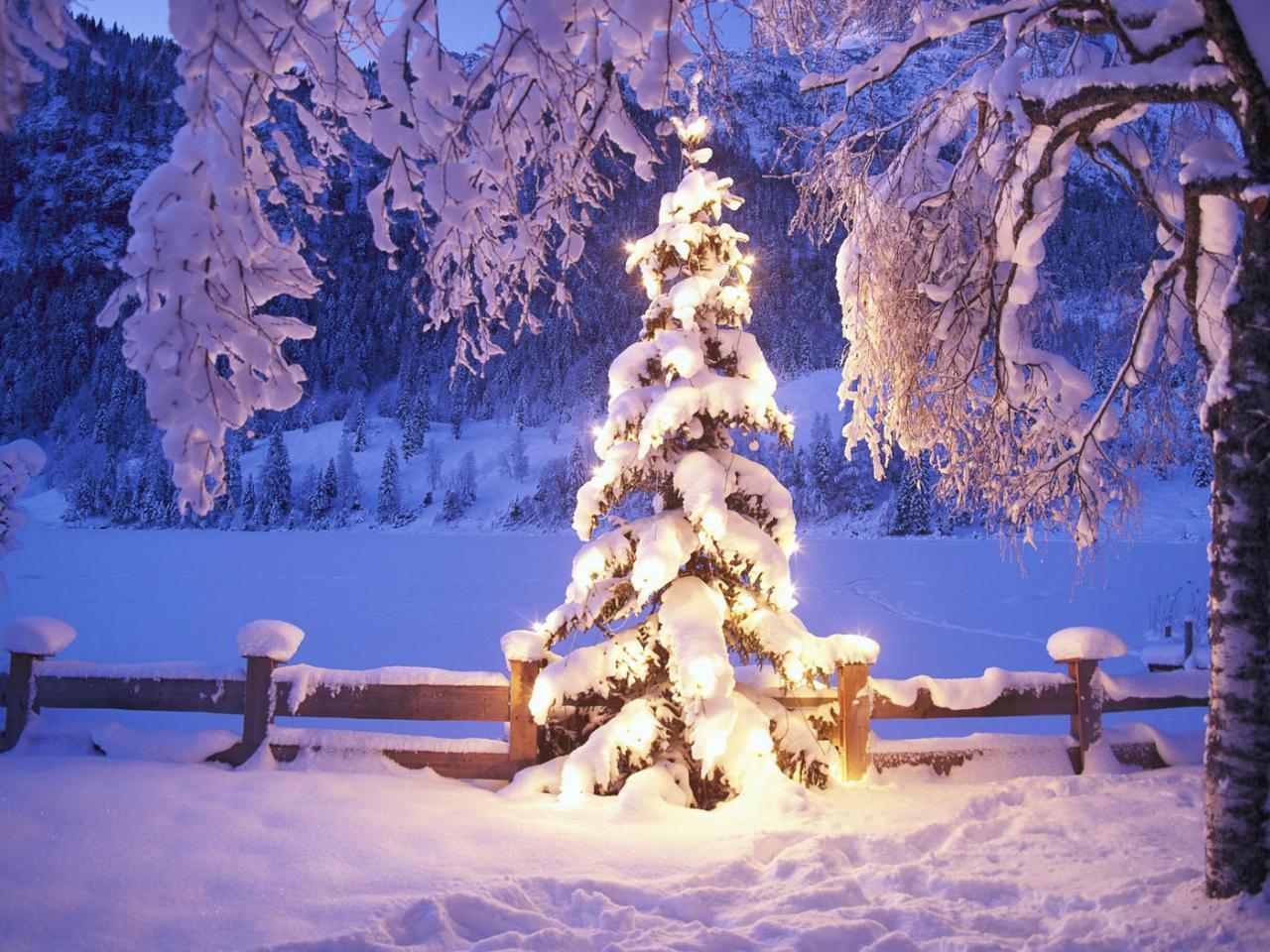 1280x960 Winter Snow Scenes Wallpaper
