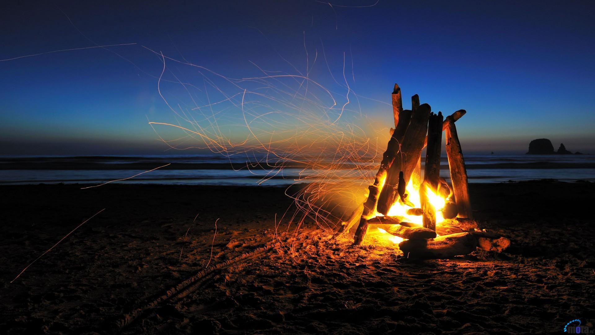 1920x1080 Bonfire Wallpaper
