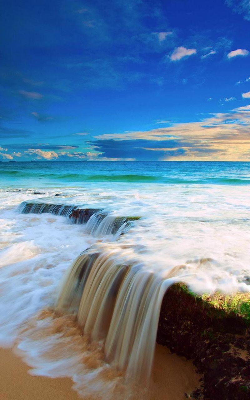 800x1280 Free download Hawaii Beach Waves HD Wallpaper in High Resolution at Nature Travel [2880x1800] for your Desktop, Mobile & Tablet. Explore Hawaii Beach Wallpaper. Free Beach Wallpaper, Tropical Beach