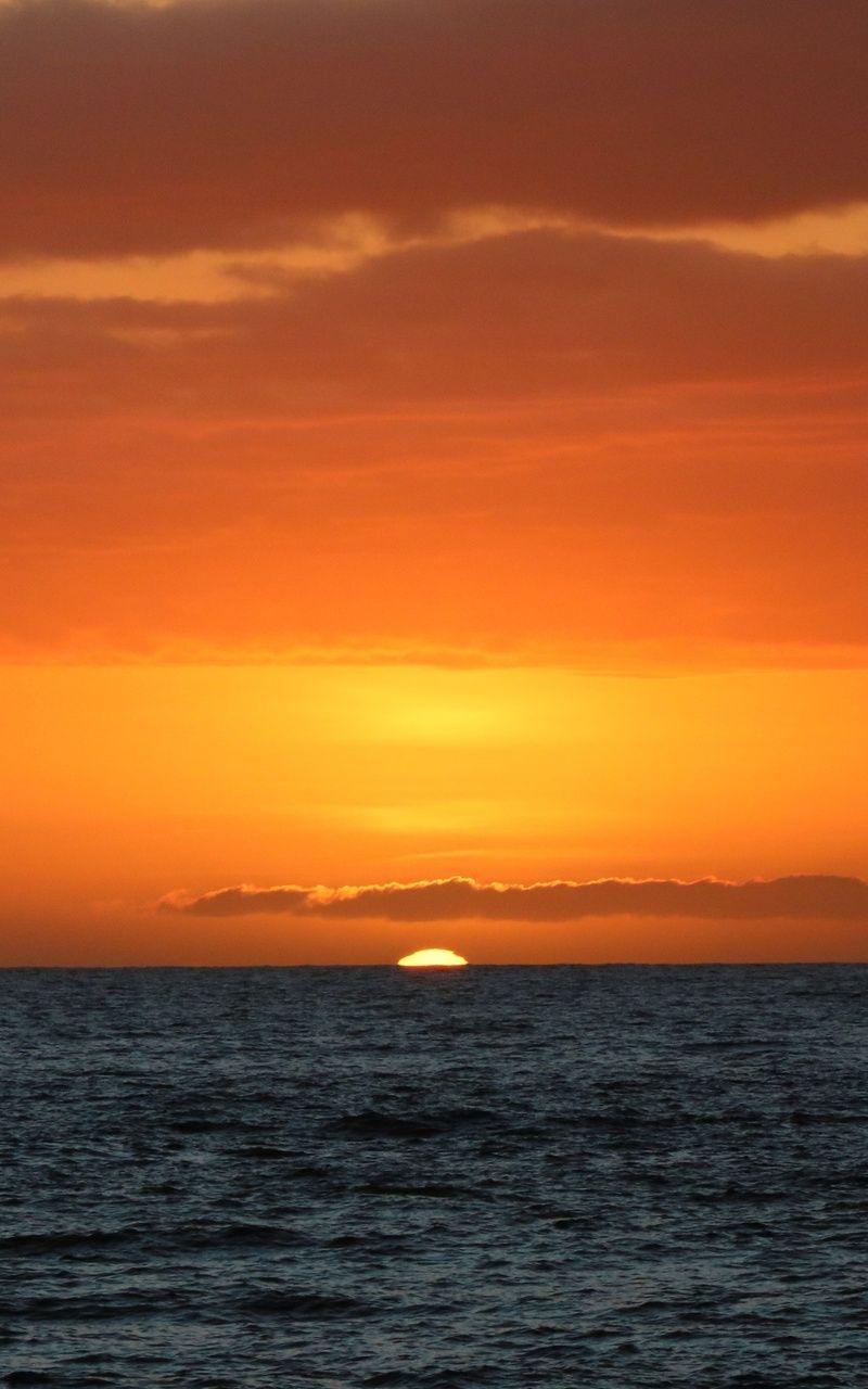 800x1280 Sunset Hawaii Orange Tropical Ocean Sea Water 5k Nexus Samsung Galaxy Tab Note Android Tablets HD 4k Wallpaper, Image, Background, Photo and Picture
