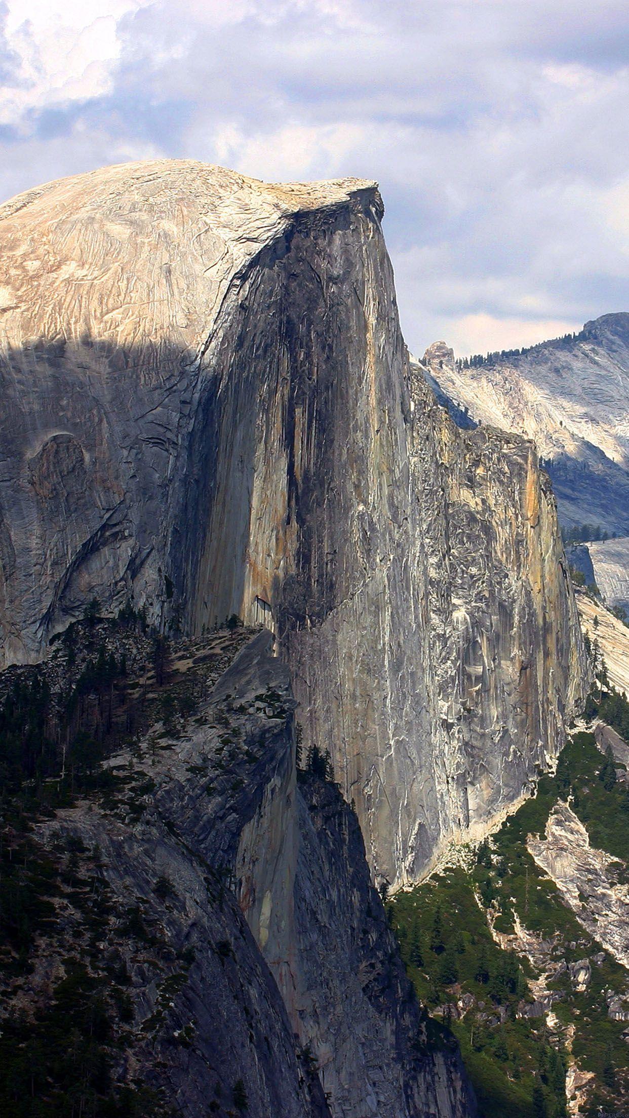 1242x2208 Yosemite Dome Mountain Summer Nature Android wallpaper HD wallpaper